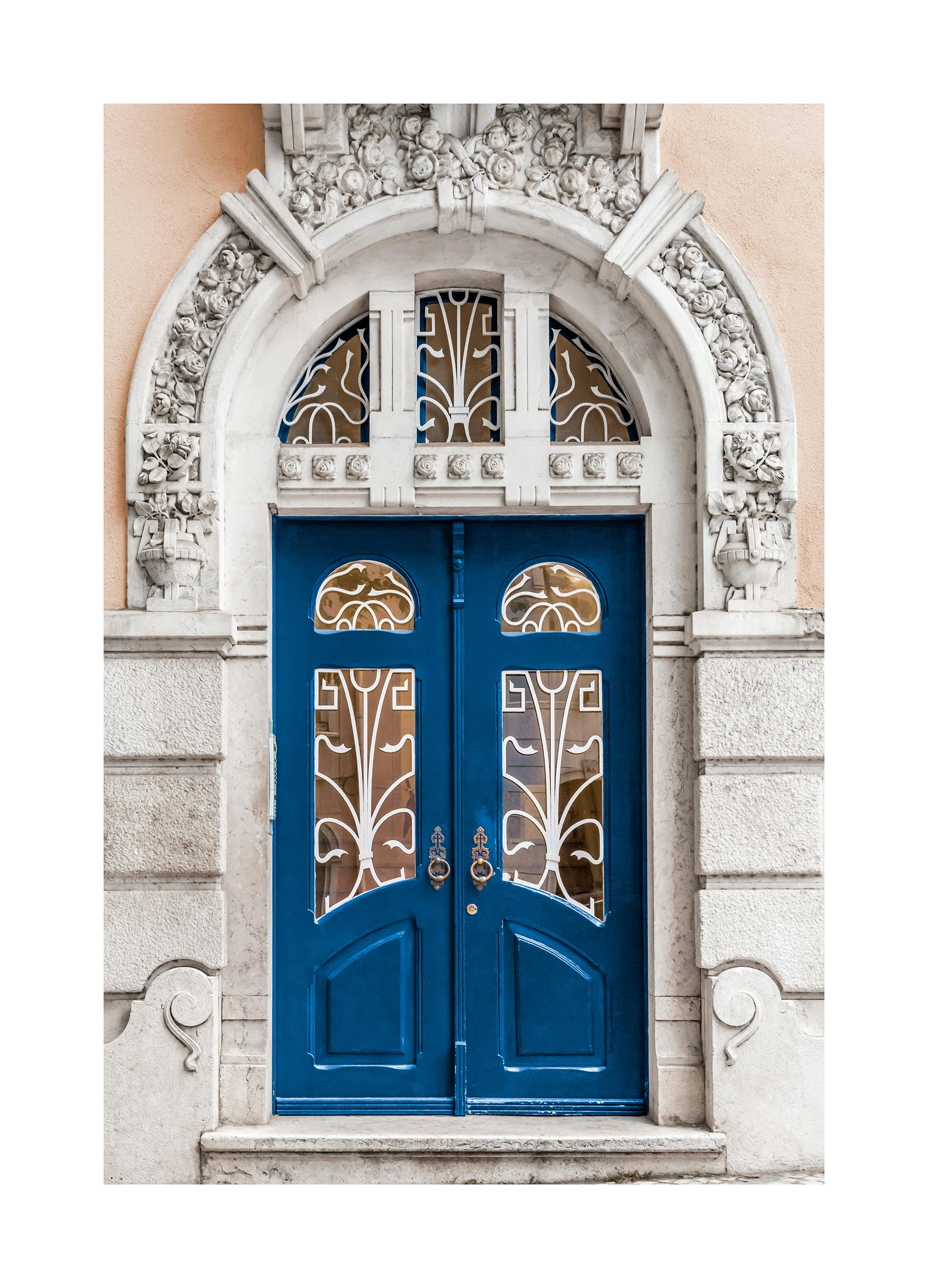 Oude Deur in Lissabon Poster (30x40 cm) - Poster Store