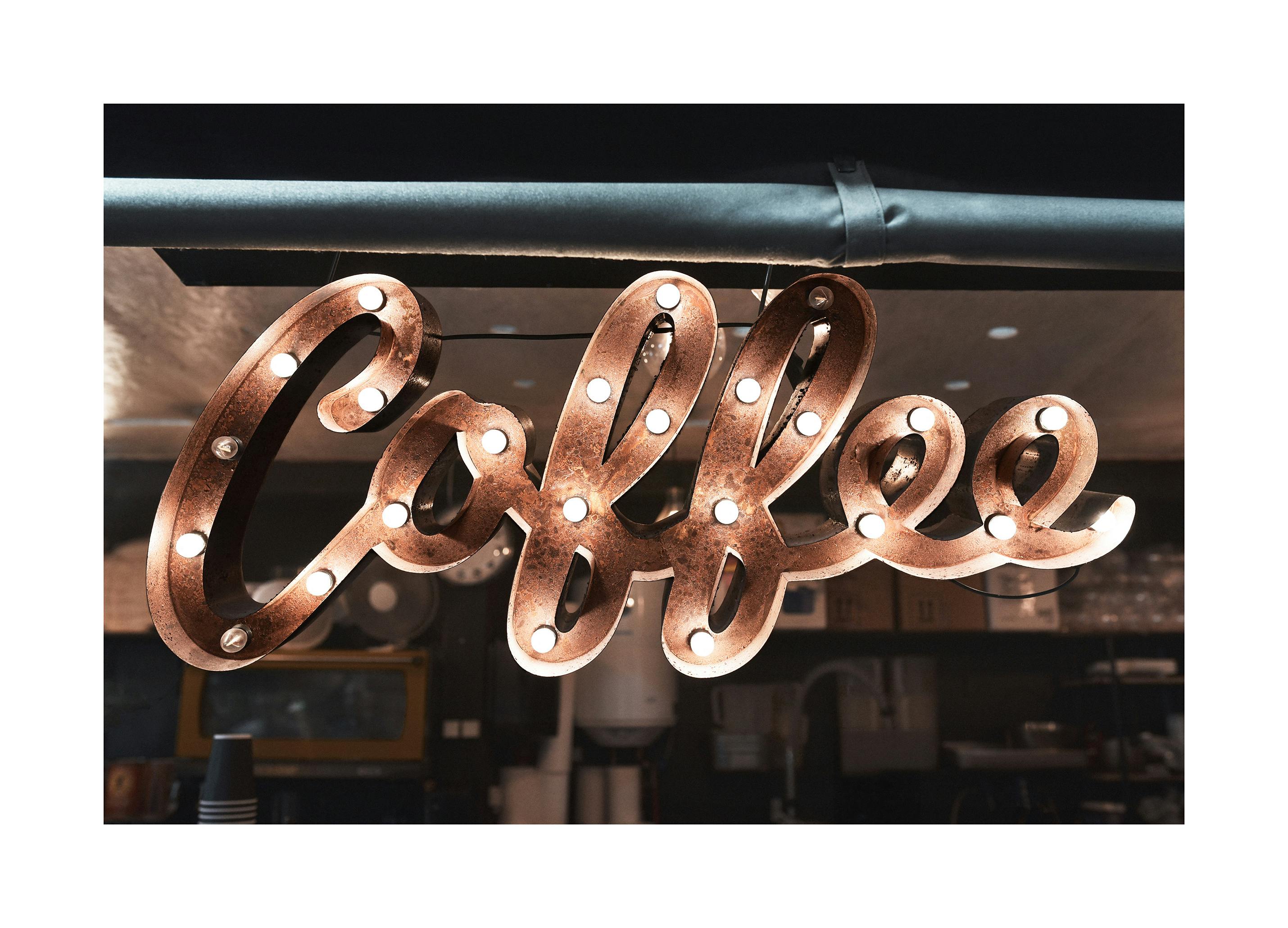 Coffee Sign Poster (50x70 cm) - Poster Store