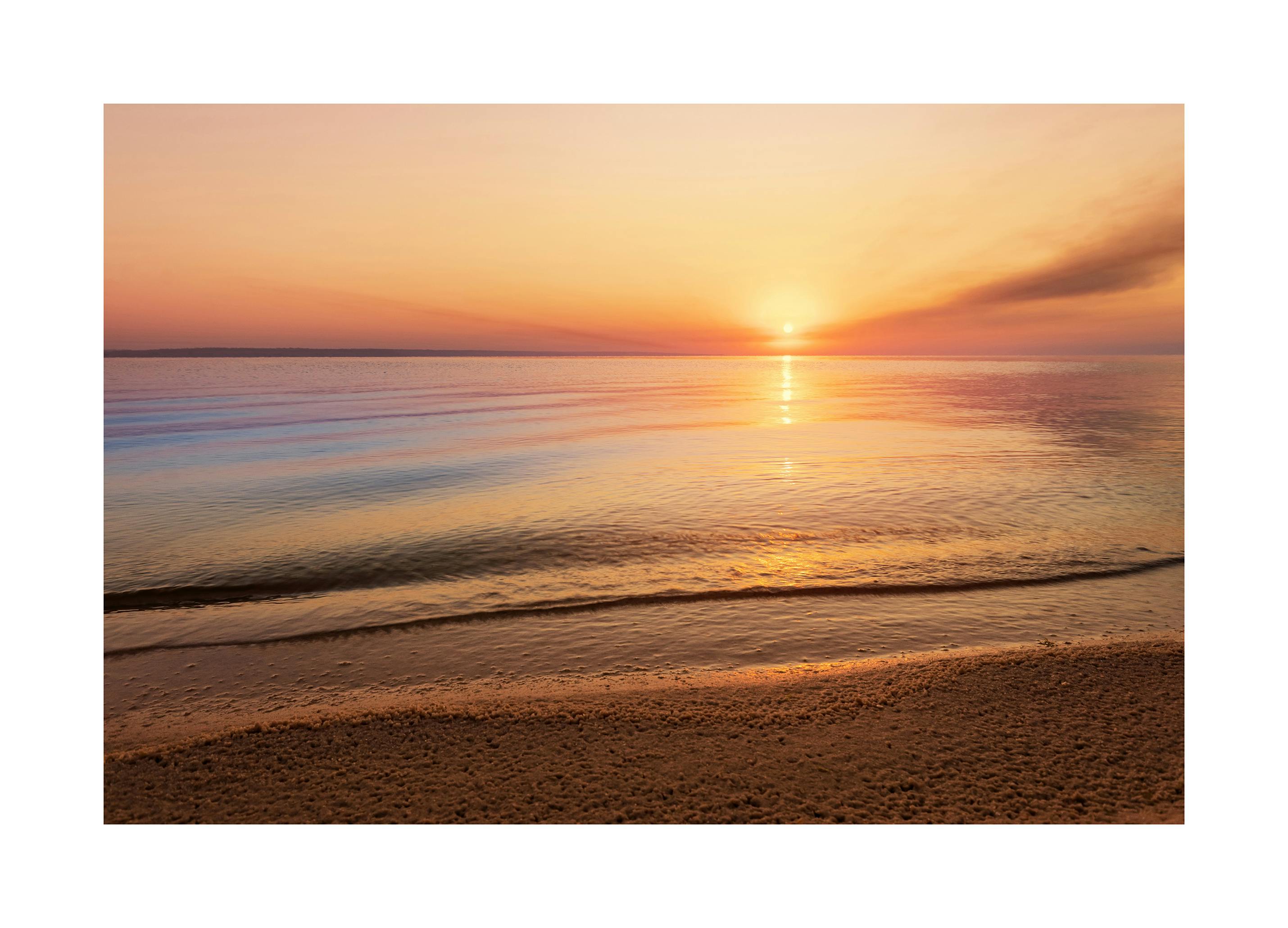 Strand bij Zonsondergang Poster (50x70 cm) - Poster Store
