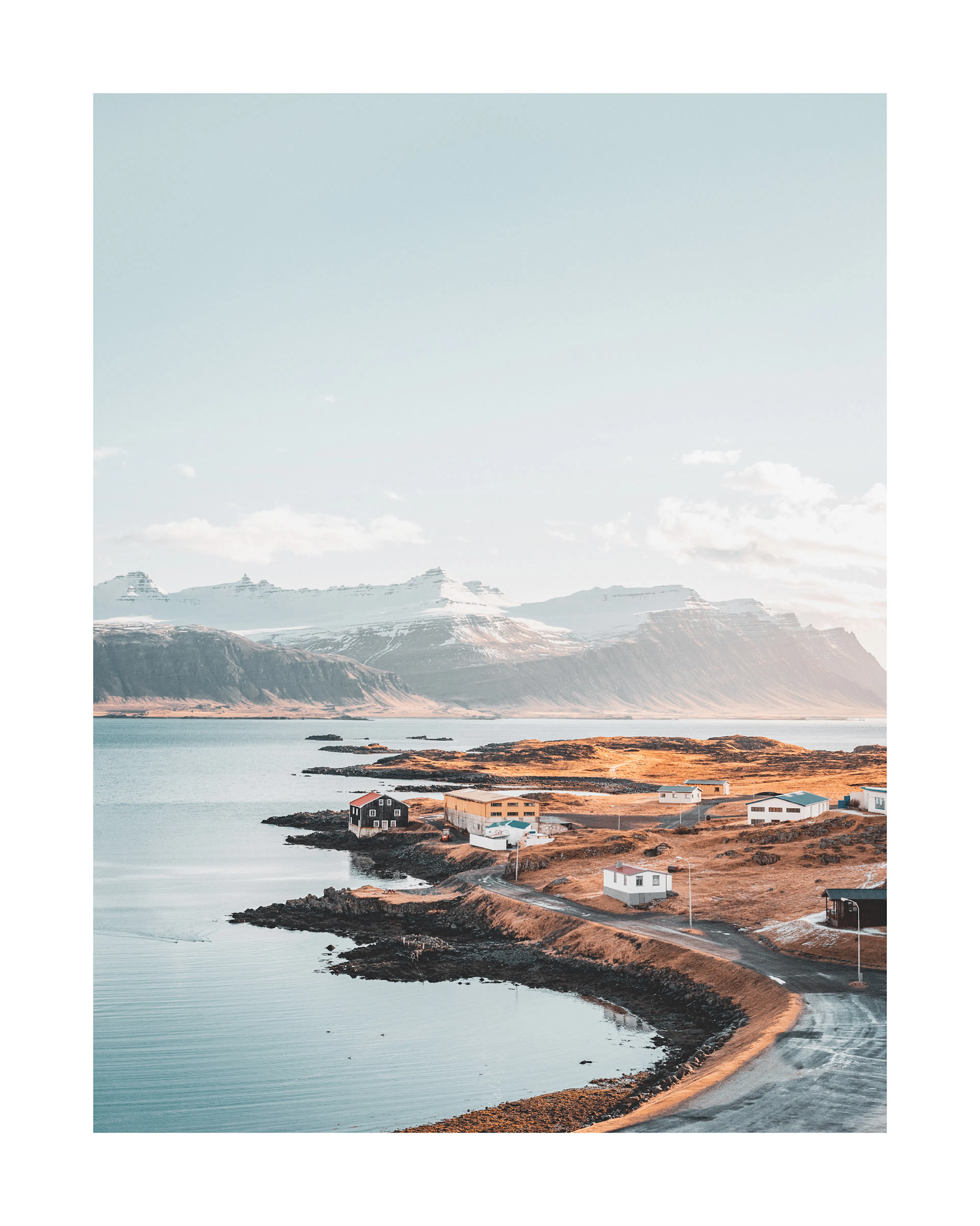 Island Landsby Plakat 0