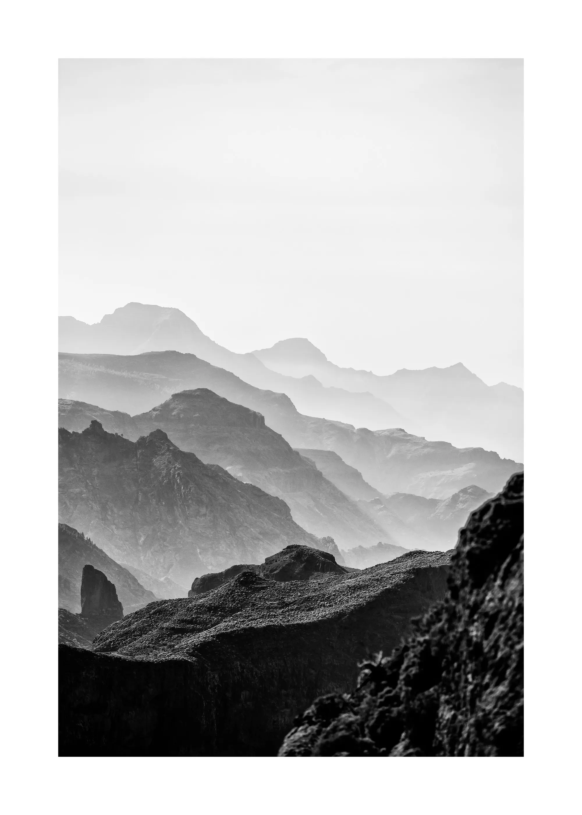 Canary Islands Mountains Poster 0