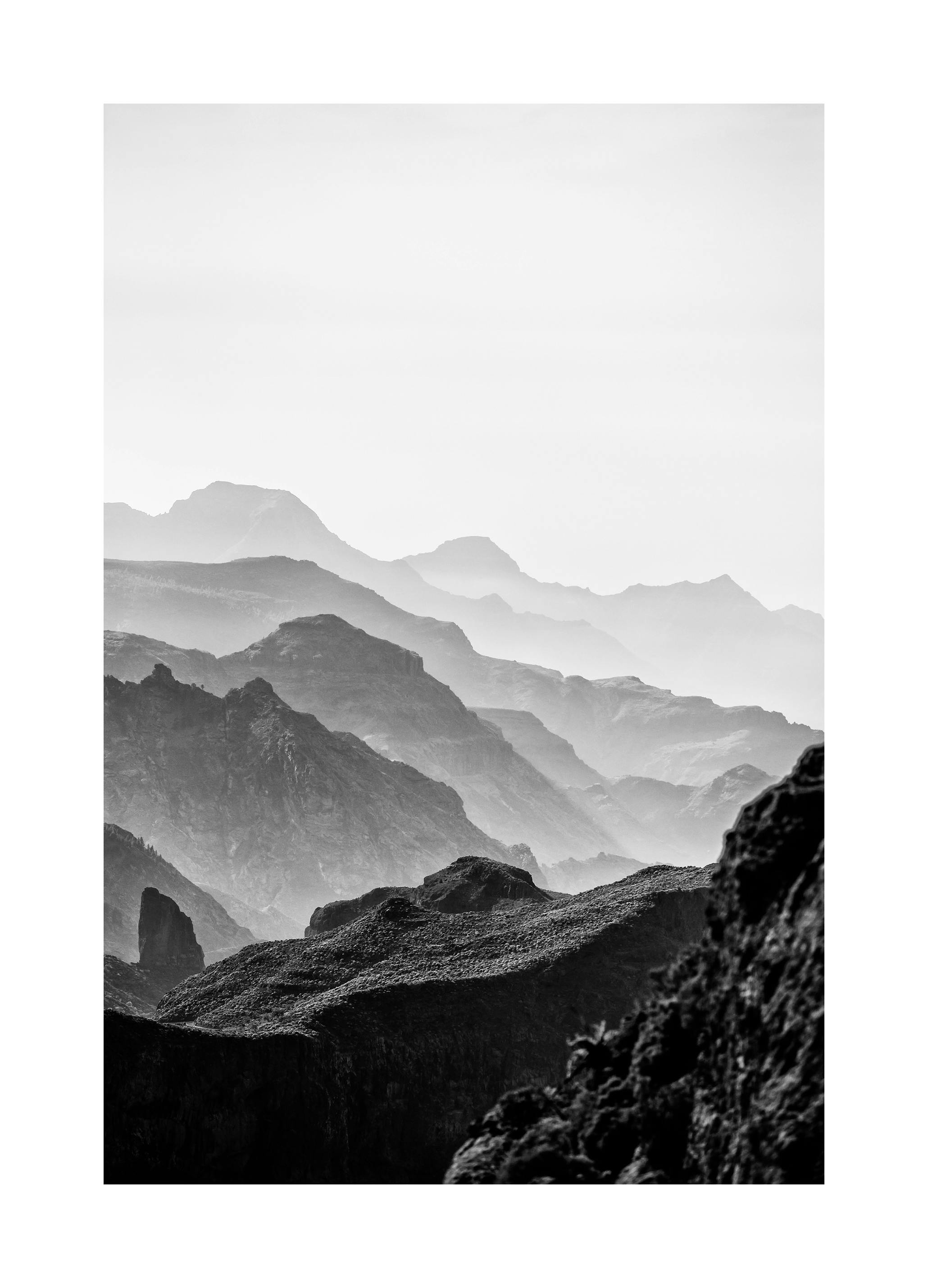 Canarische Eilanden Bergen Poster (50x70 cm) - Poster Store