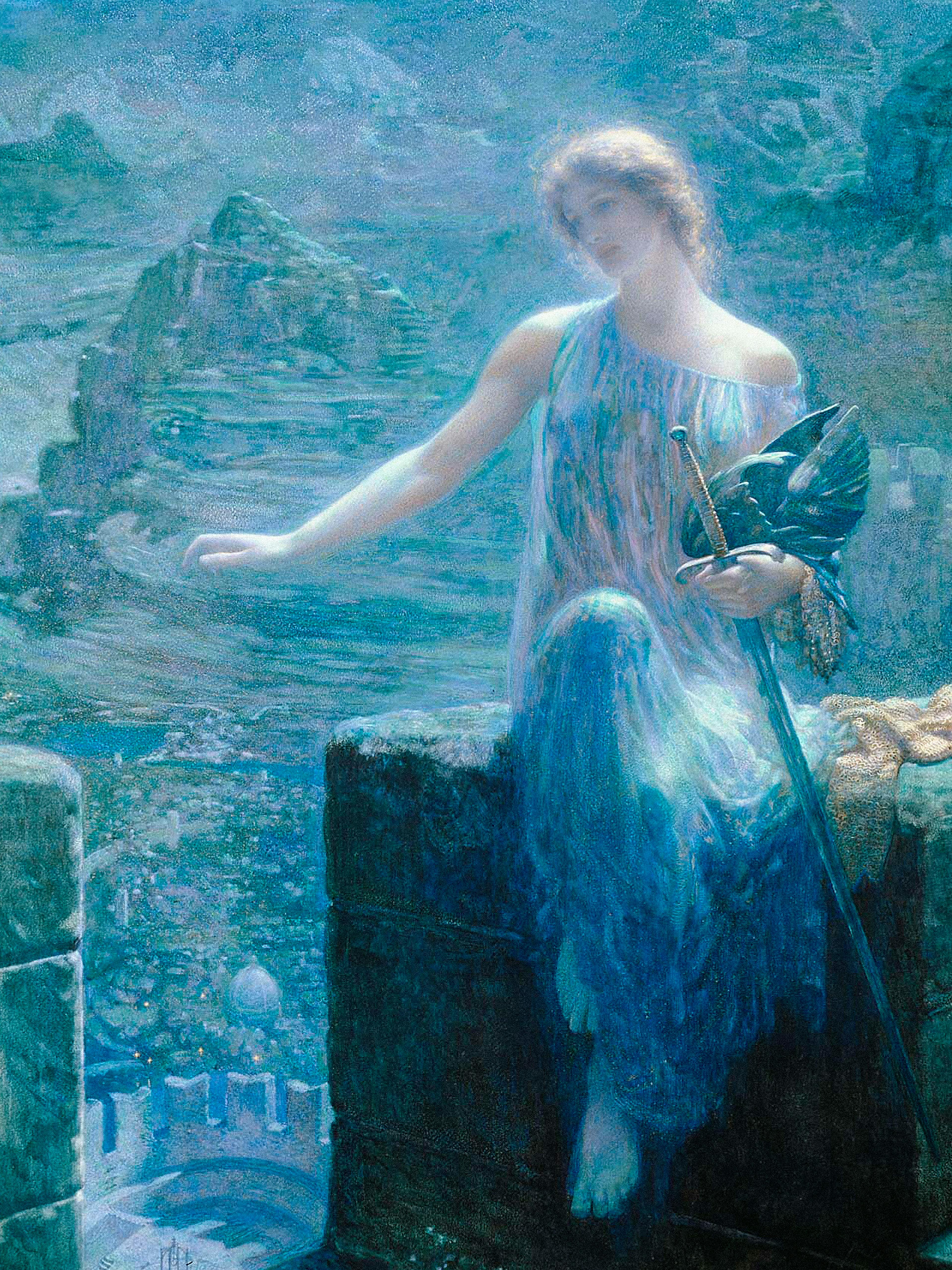 Edward Robert Hughes - The Valkyrie's Vigil Poster 0