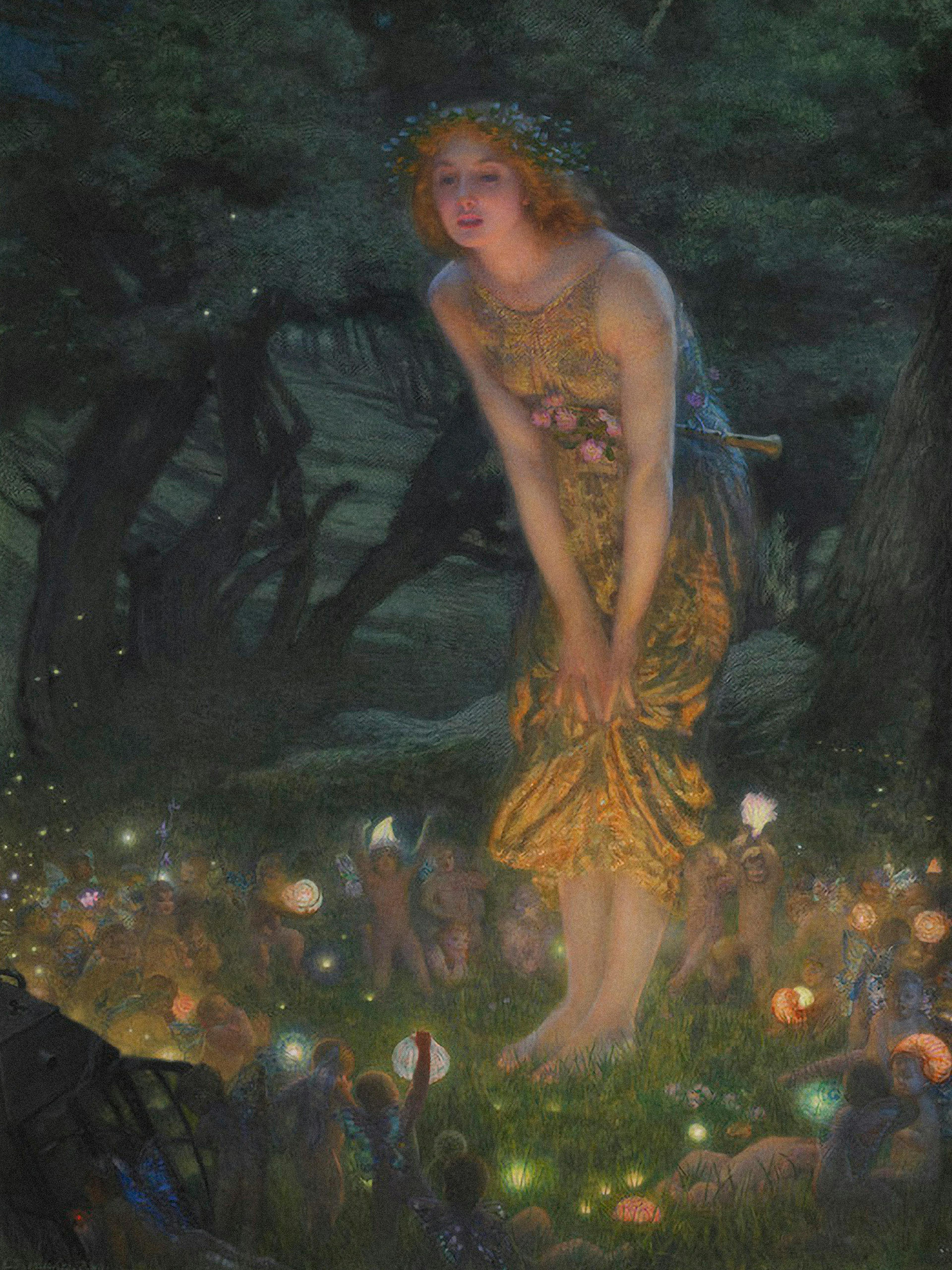 Edward Robert Hughes - Midsummer Eve Poster 0