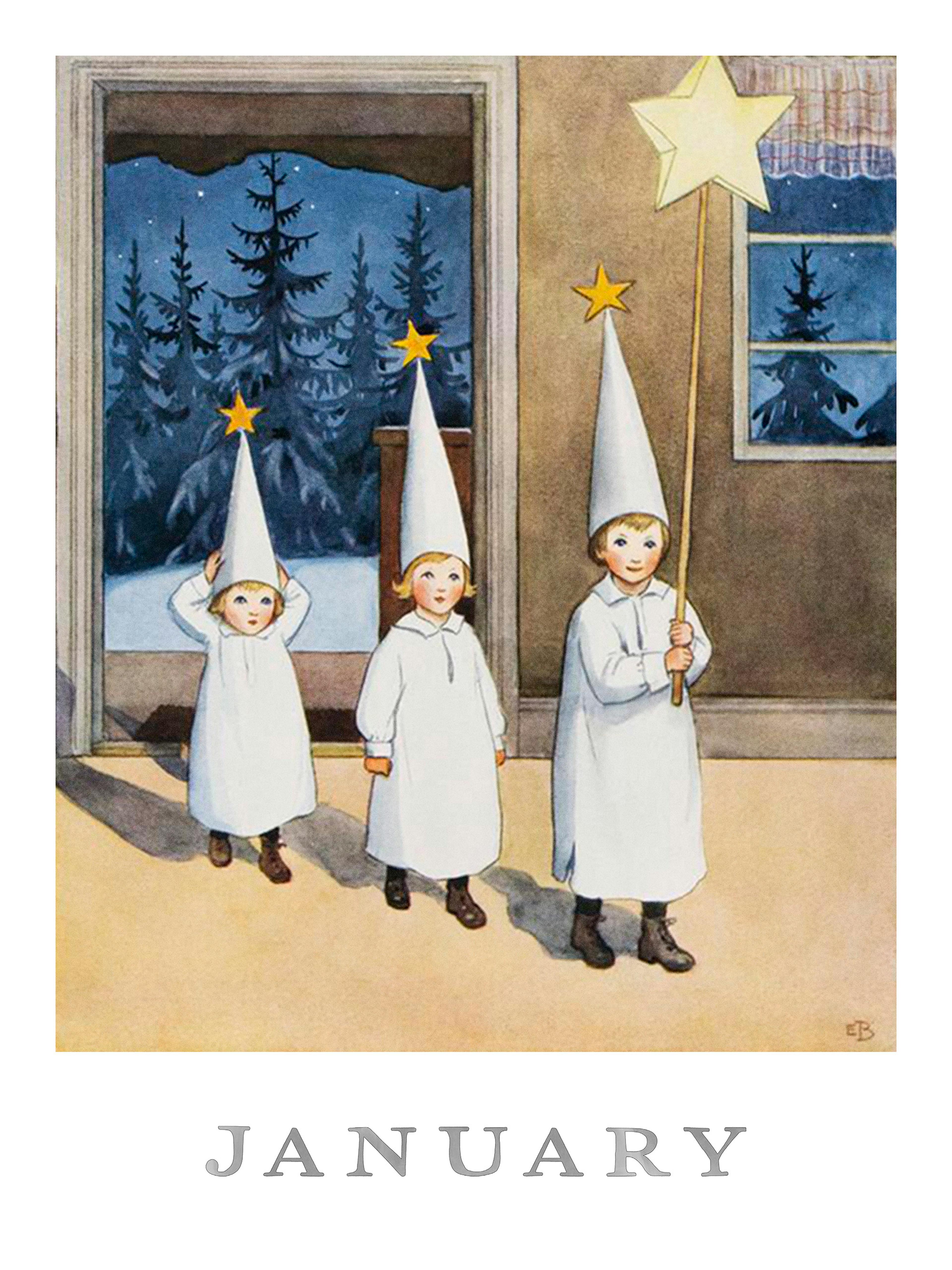 Elsa Beskow - January Poster 0