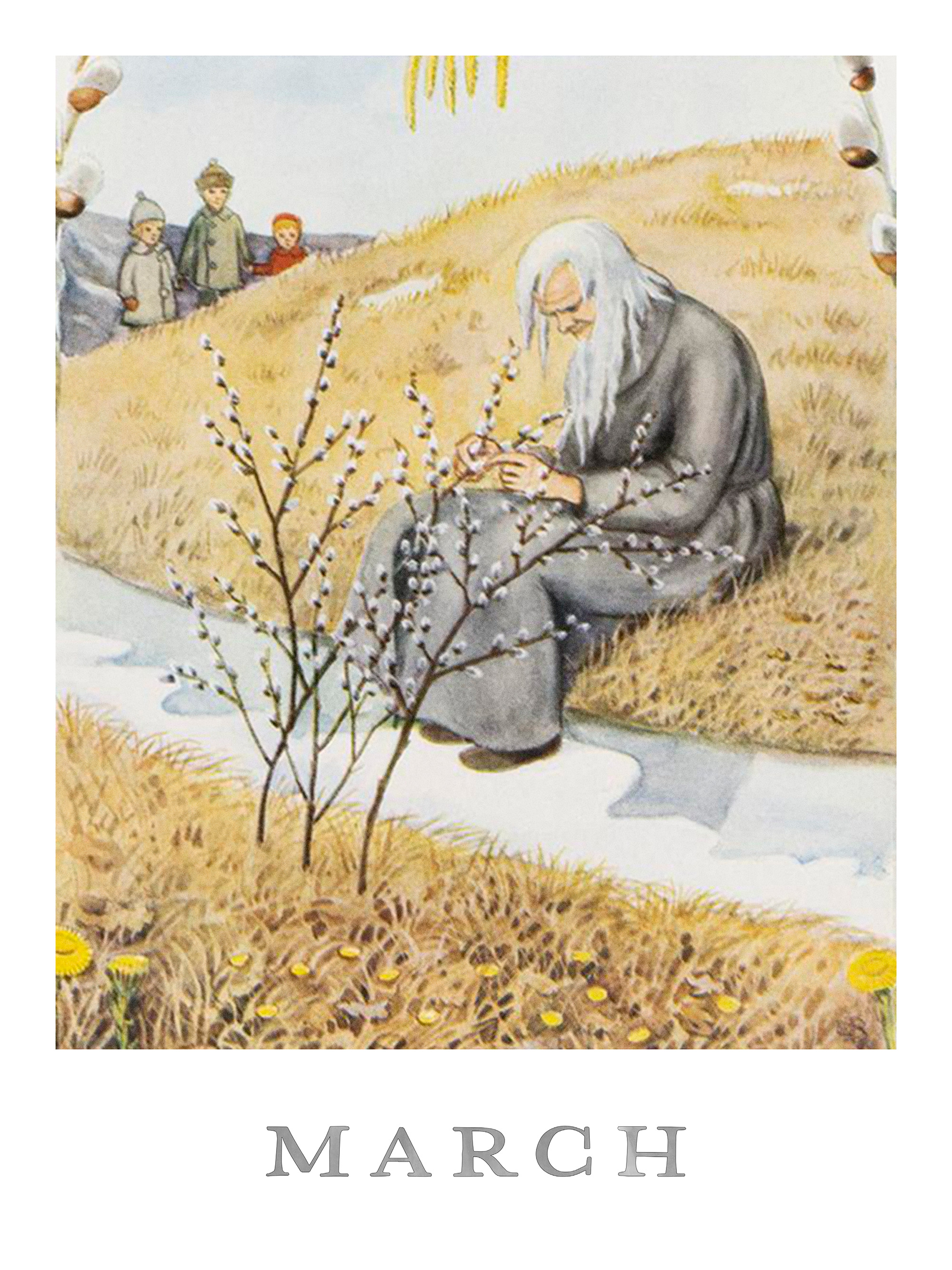 Elsa Beskow March Spring Poster | Poster Store EU