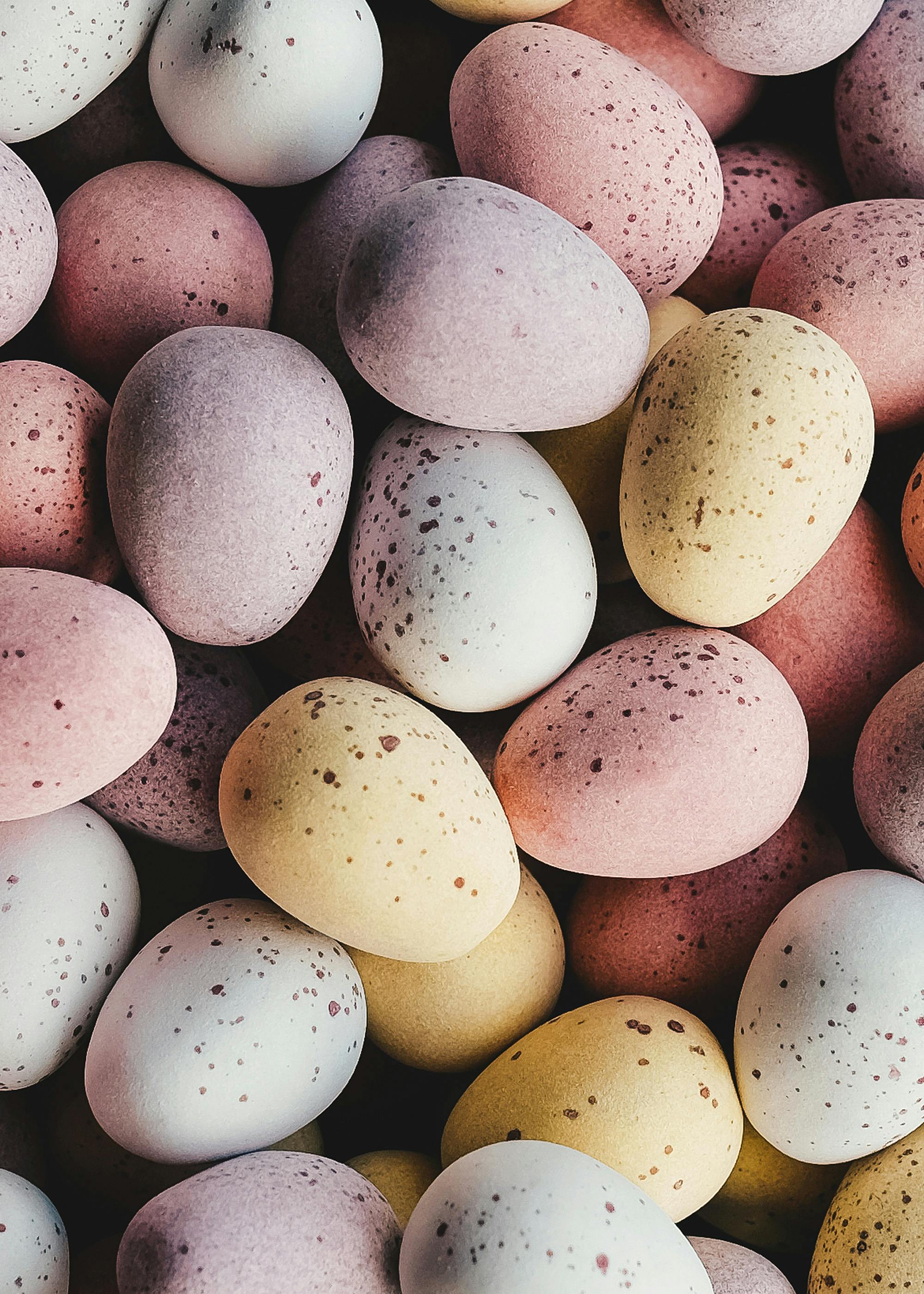 Pastel Speckled Easter Eggs Poster 0