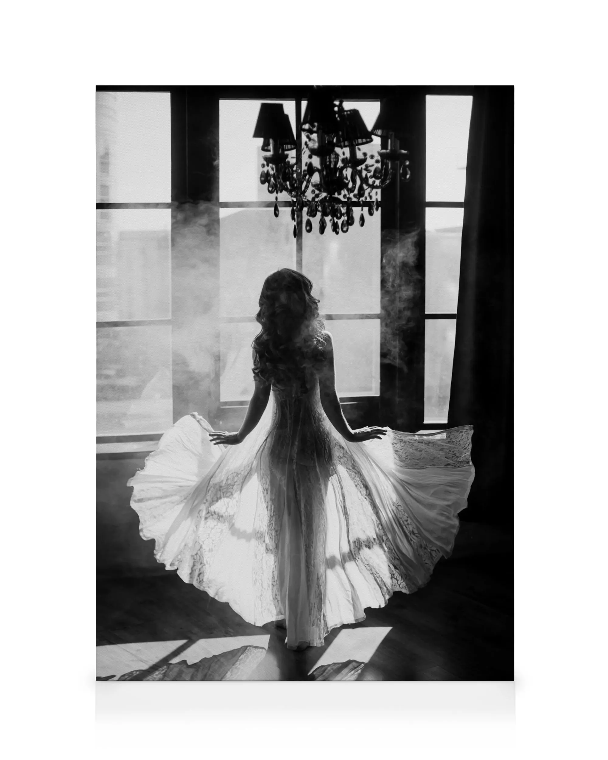 White Dress Canvas print 0