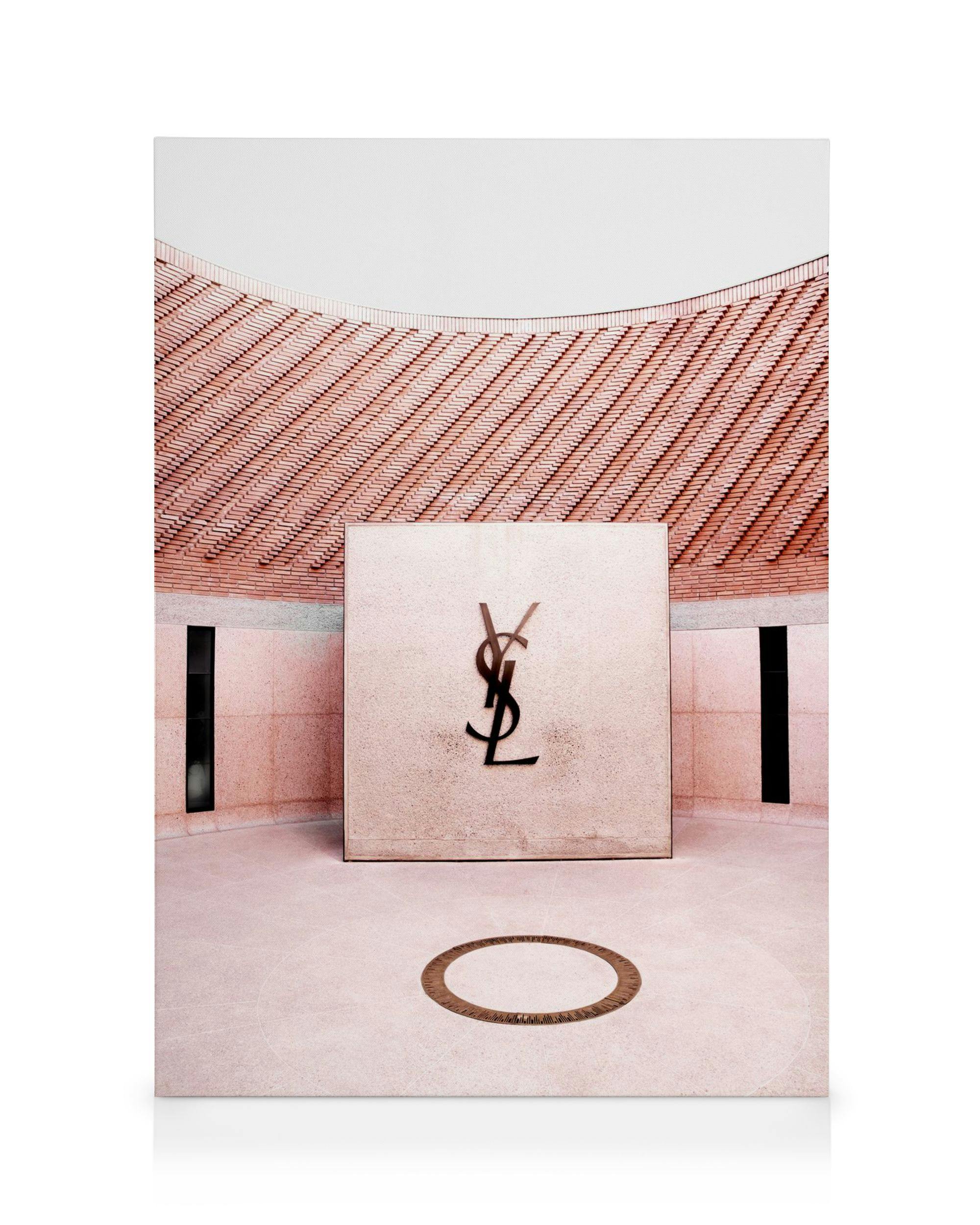 Canvas Prints - YSL Fashion Museum Canvas print (50x70 cm - Black Frame) - Poster Store