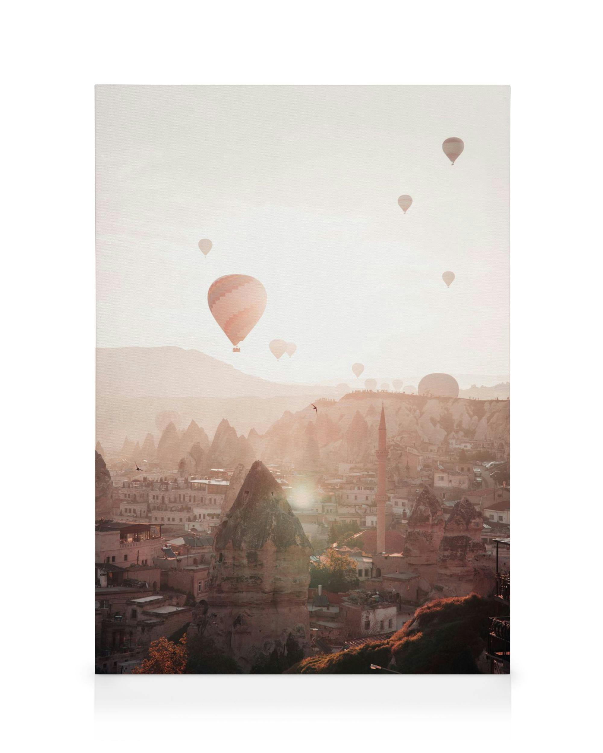 Canvas Prints - Air Balloons In Cappadocia Canvas print (50x70 cm) - Poster Store