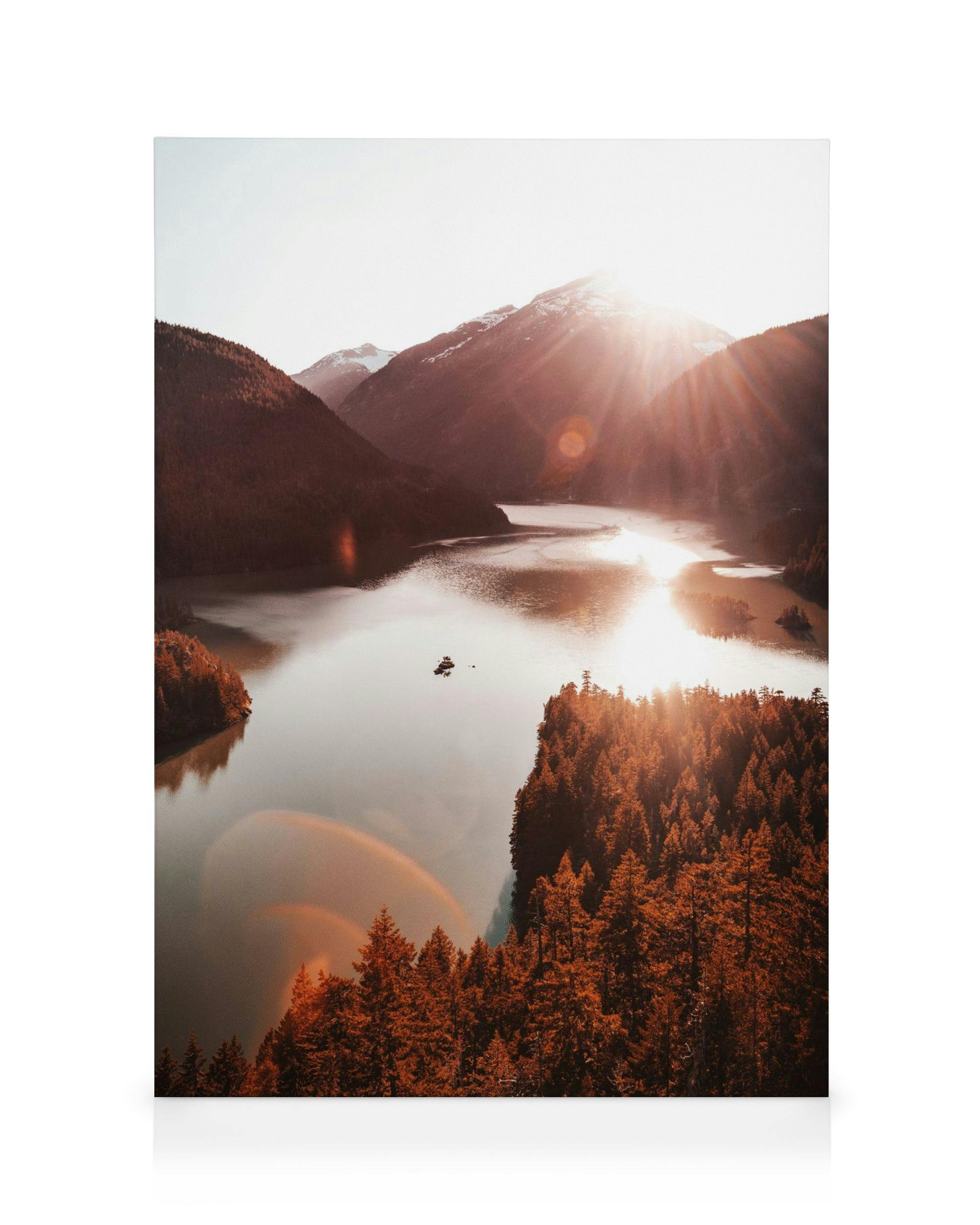 Canvas Prints - Diablo Lake Canvas print (50x70 cm) - Poster Store