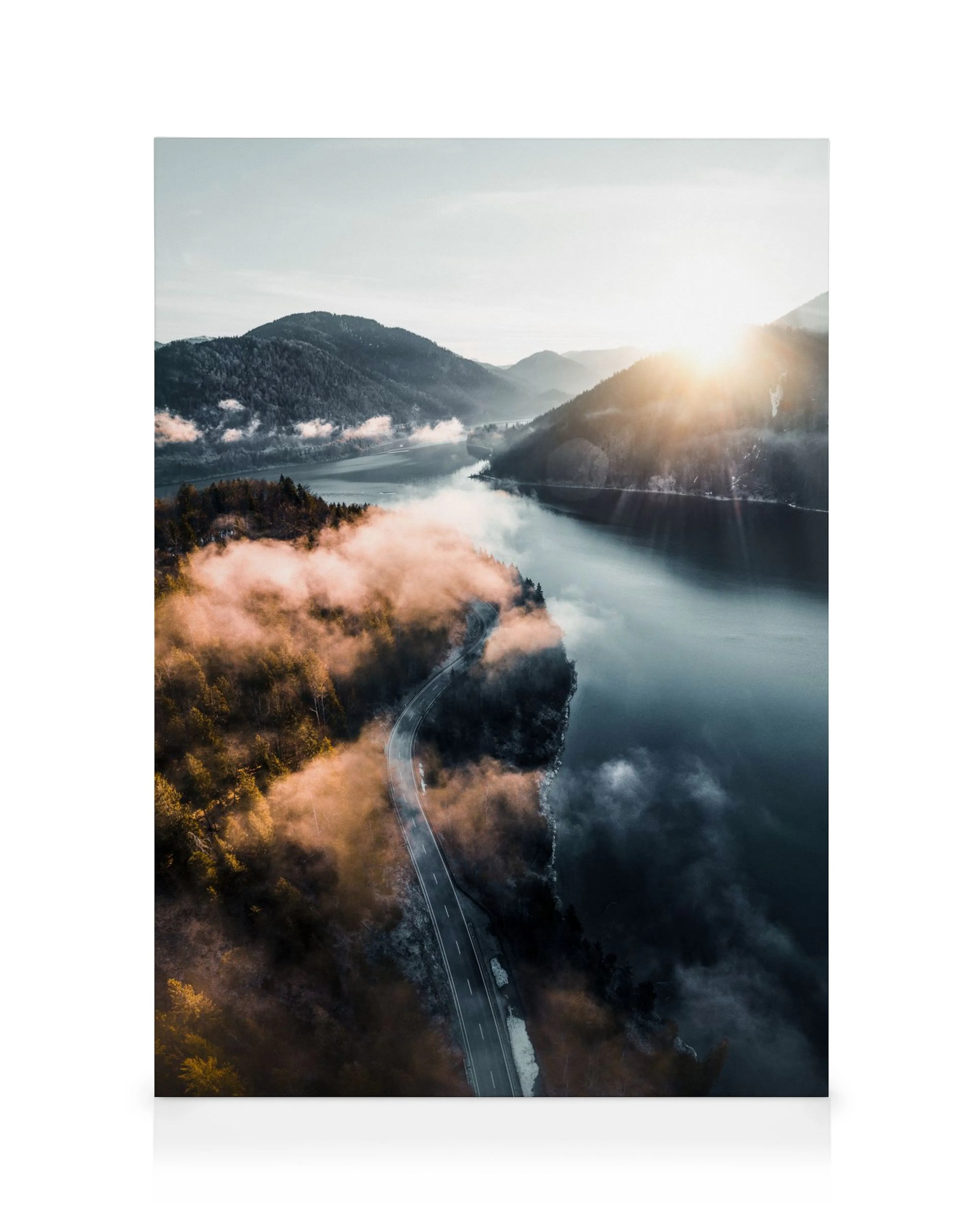 Clouds Over Lake Canvas print 0