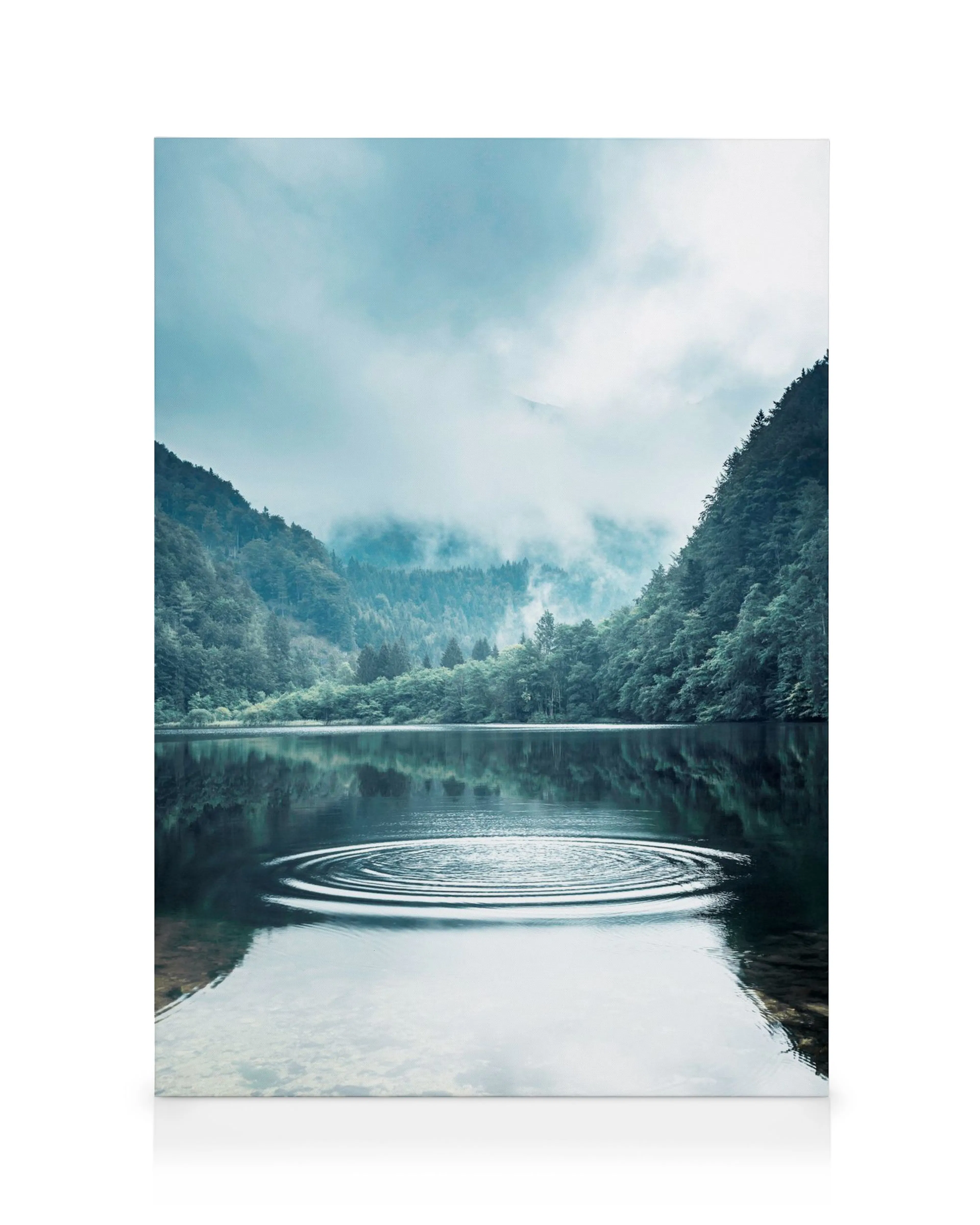 Rings on the Water Canvas print 0