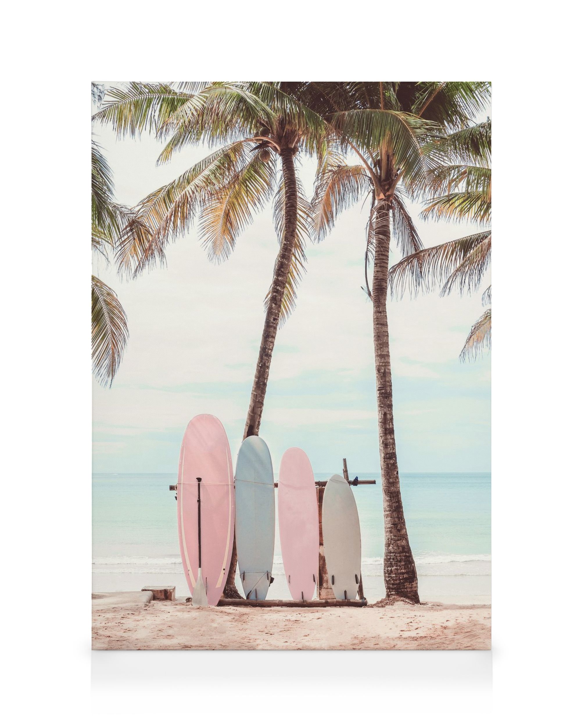 キャンバスアート Surfboard on the beach  (4枚) Surfboards on Beach Surfboard Canvas | Poster Store US