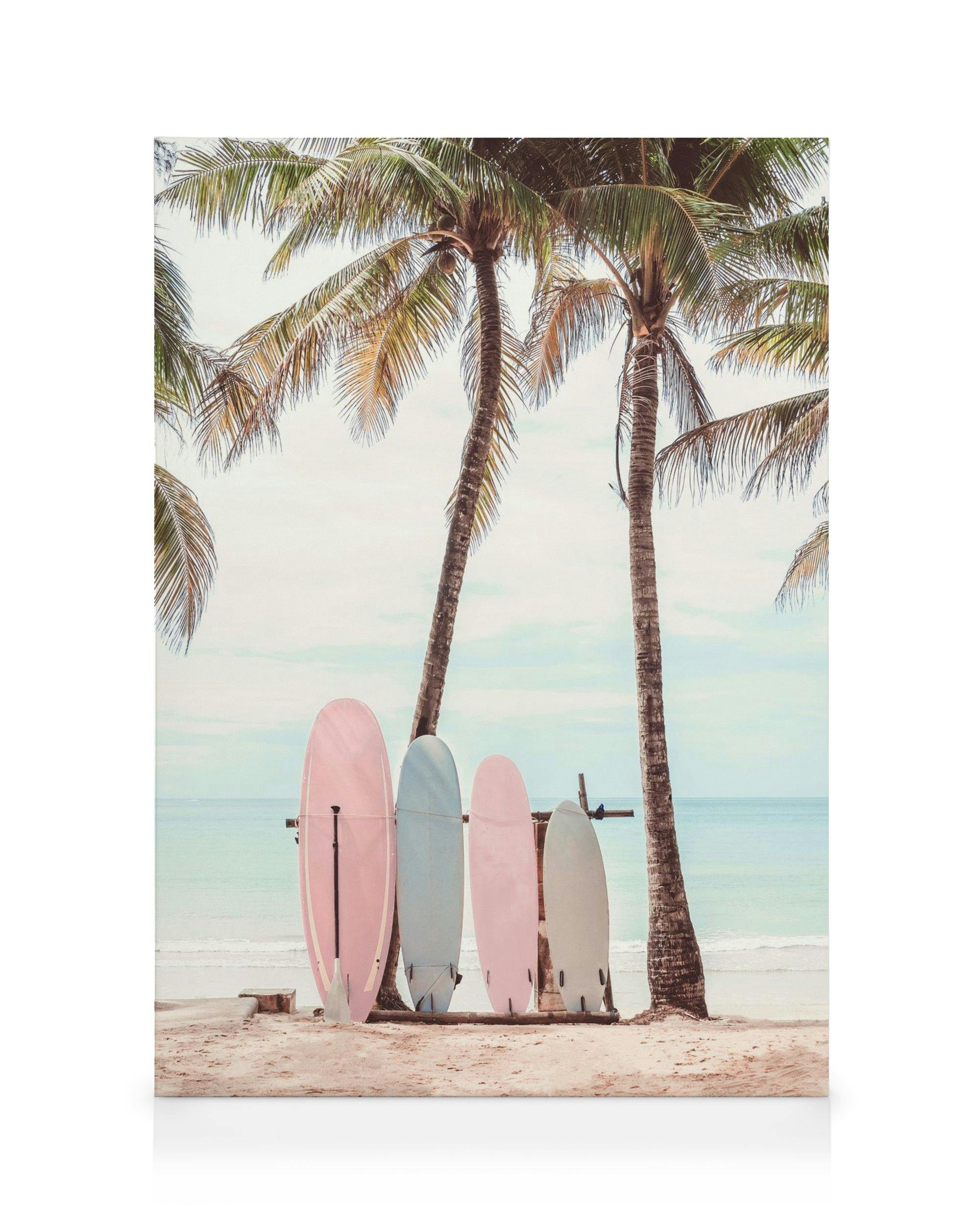Canvas Prints - Surfboards on Beach Canvas print (30x40 cm) - Poster Store