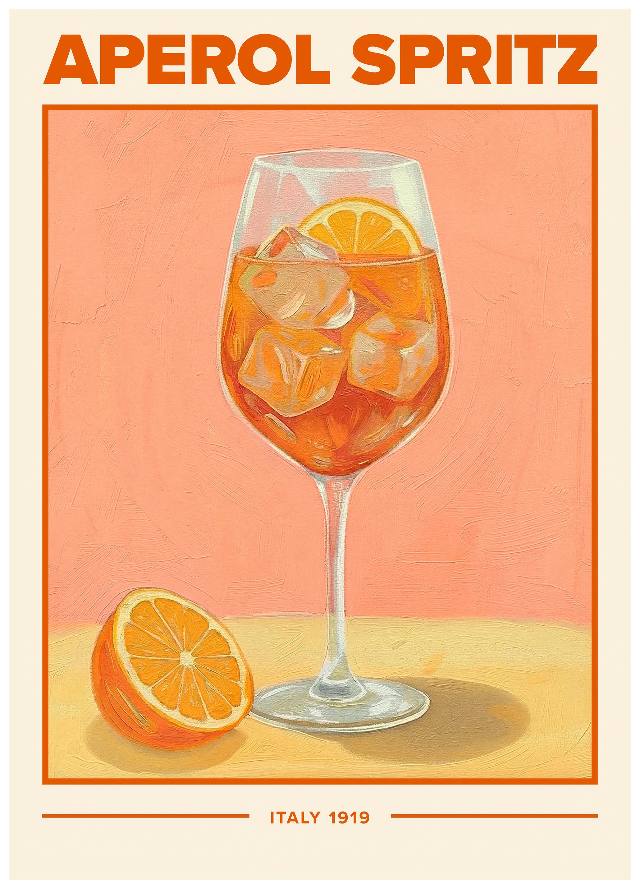 Aperol Spritz Cocktail Poster (70x100 cm) - Poster Store