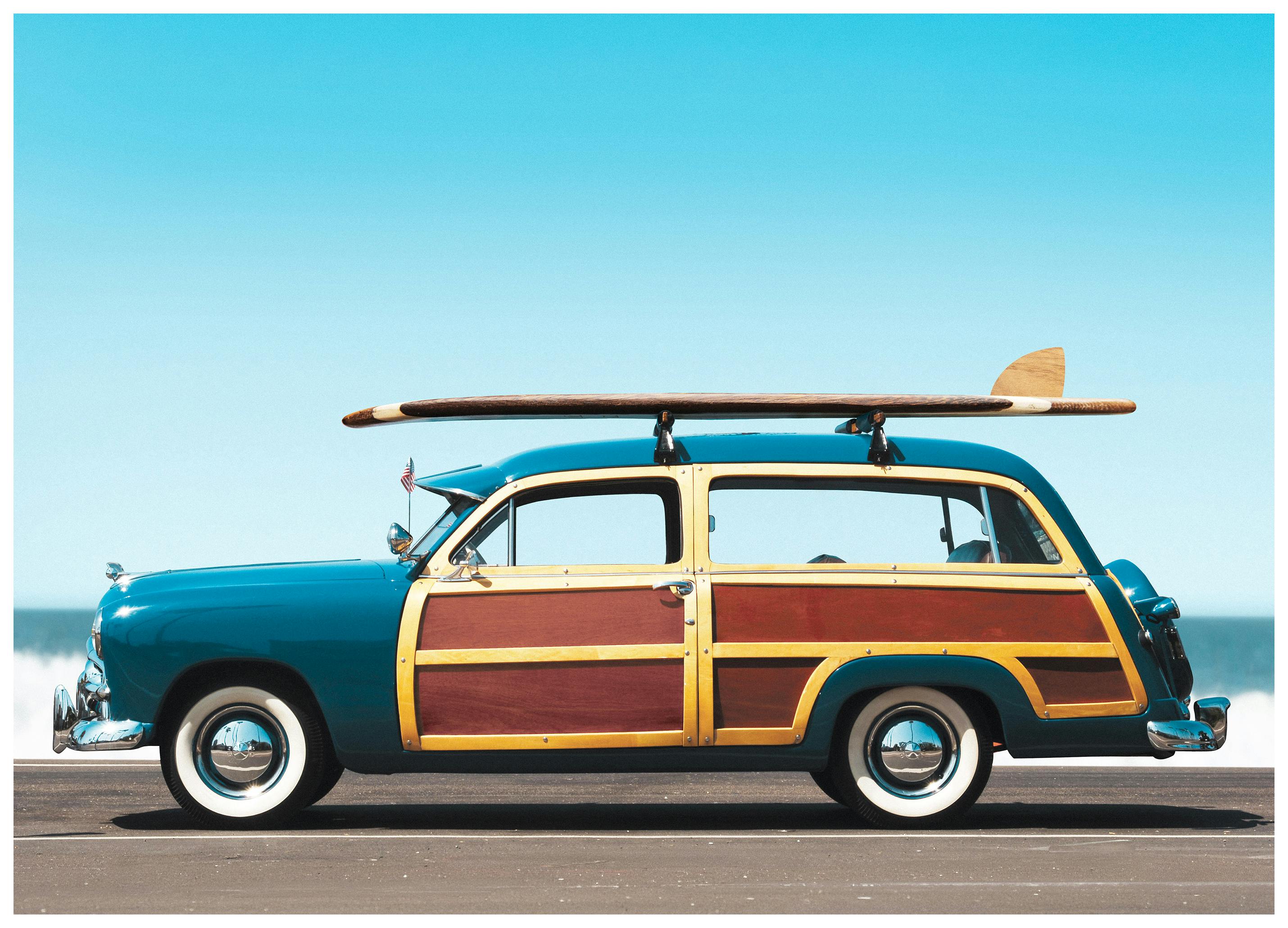 Prints Vintage Surf Wagon Poster (70x100 cm) - Poster Store
