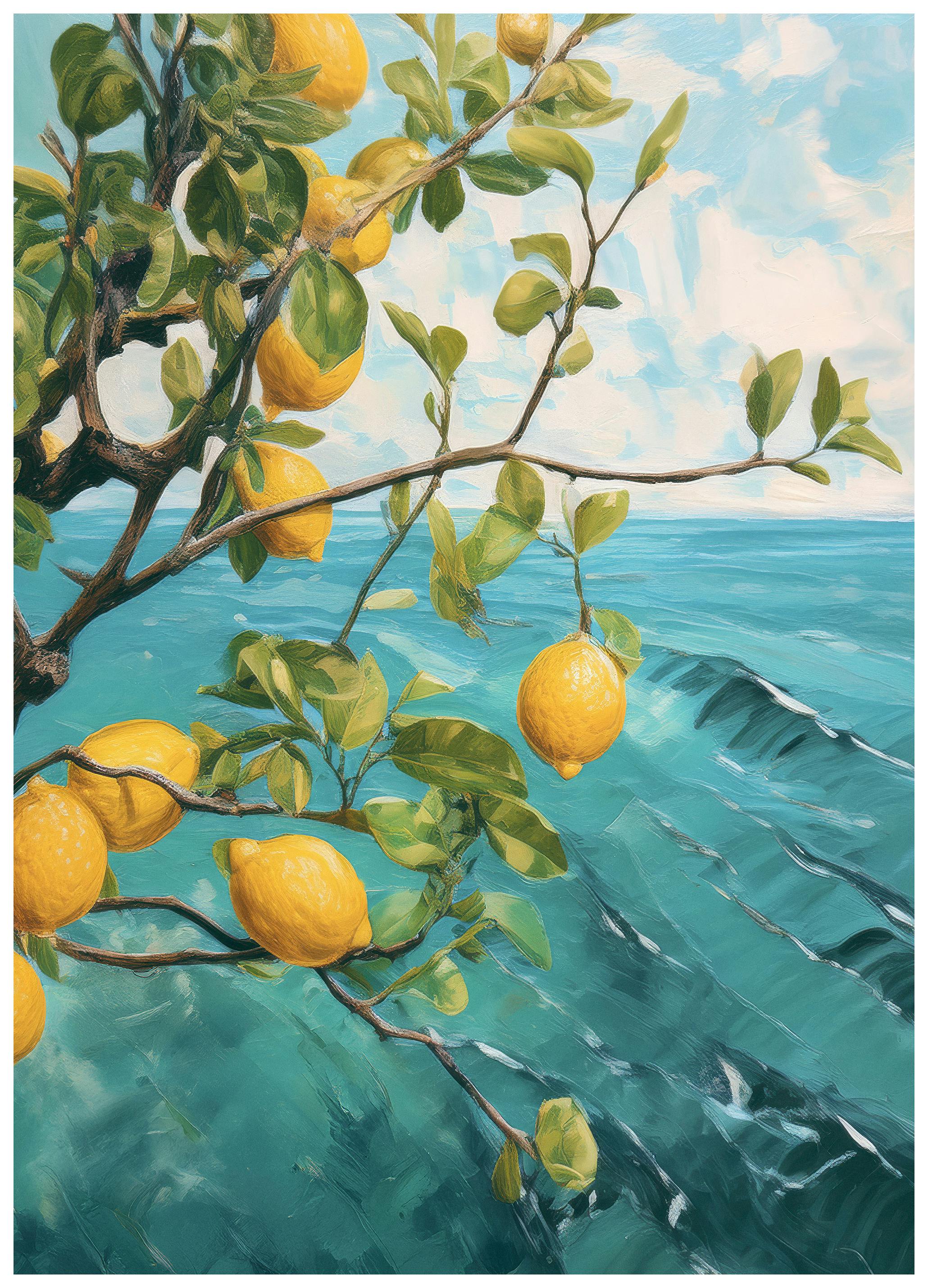 Amalfi Lemons Juliste (40x50 cm) - Poster Store