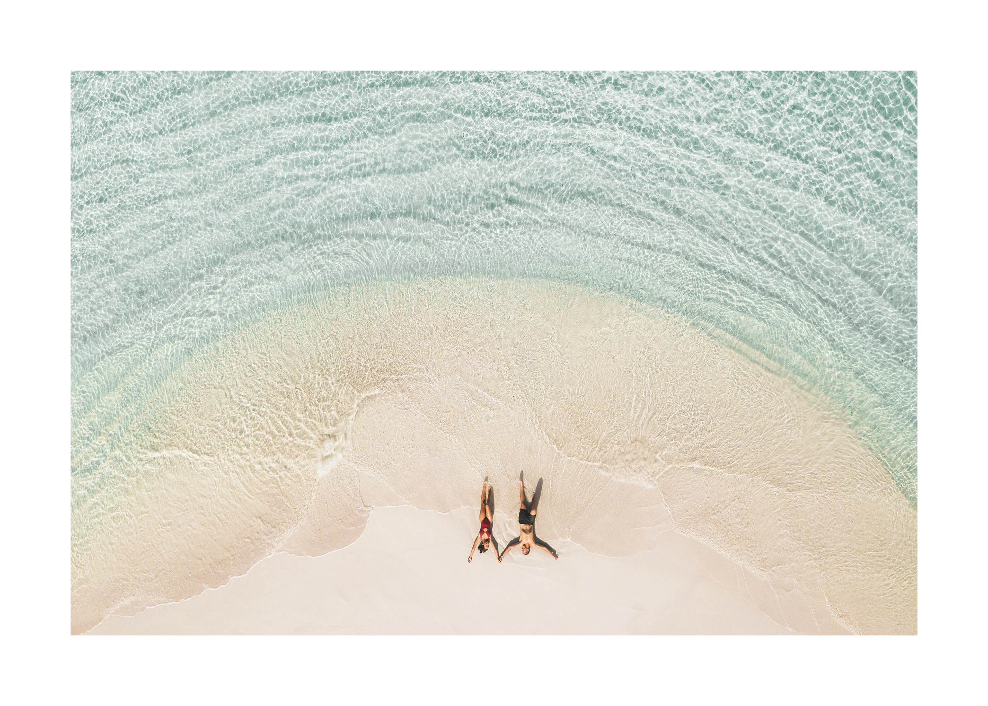 Couple at Beach Affiche 0