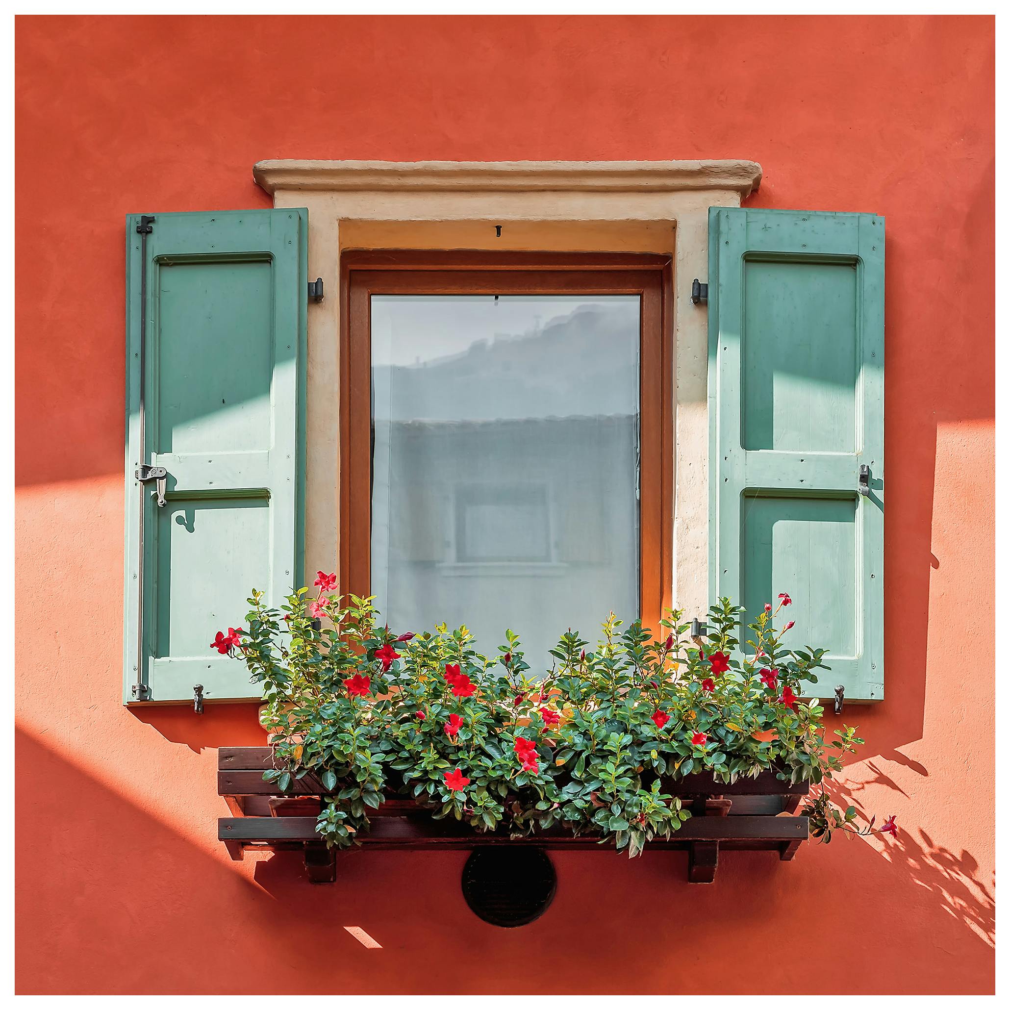 Mediterranean Window Poster (50x50 cm) - Poster Store