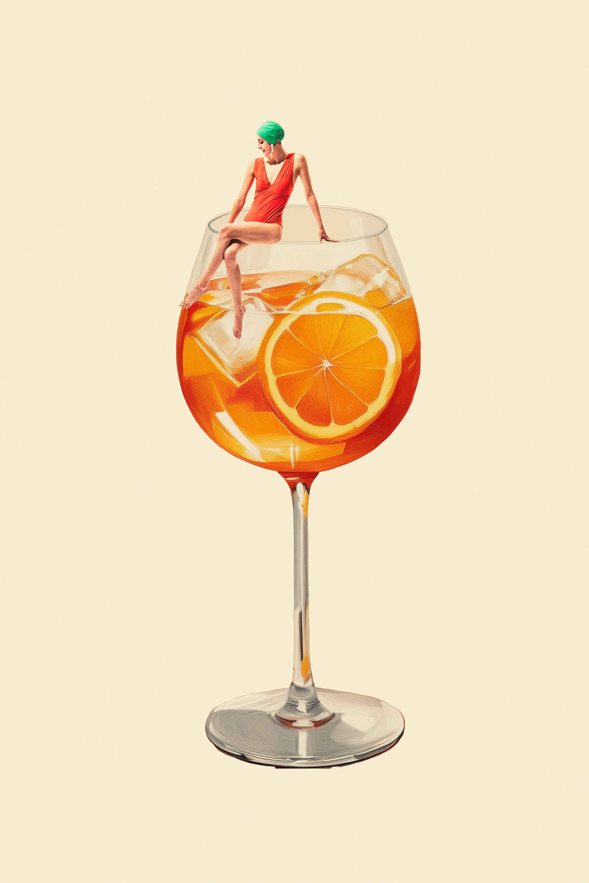 Aperol Spritz Poster | Cocktail Art | Poster Store US