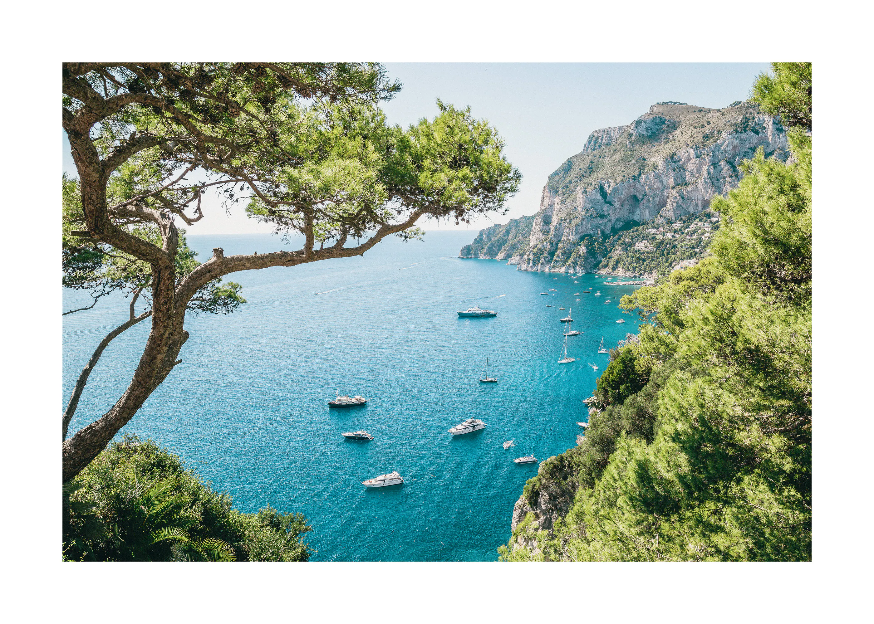 Capri Coastline Poster 0