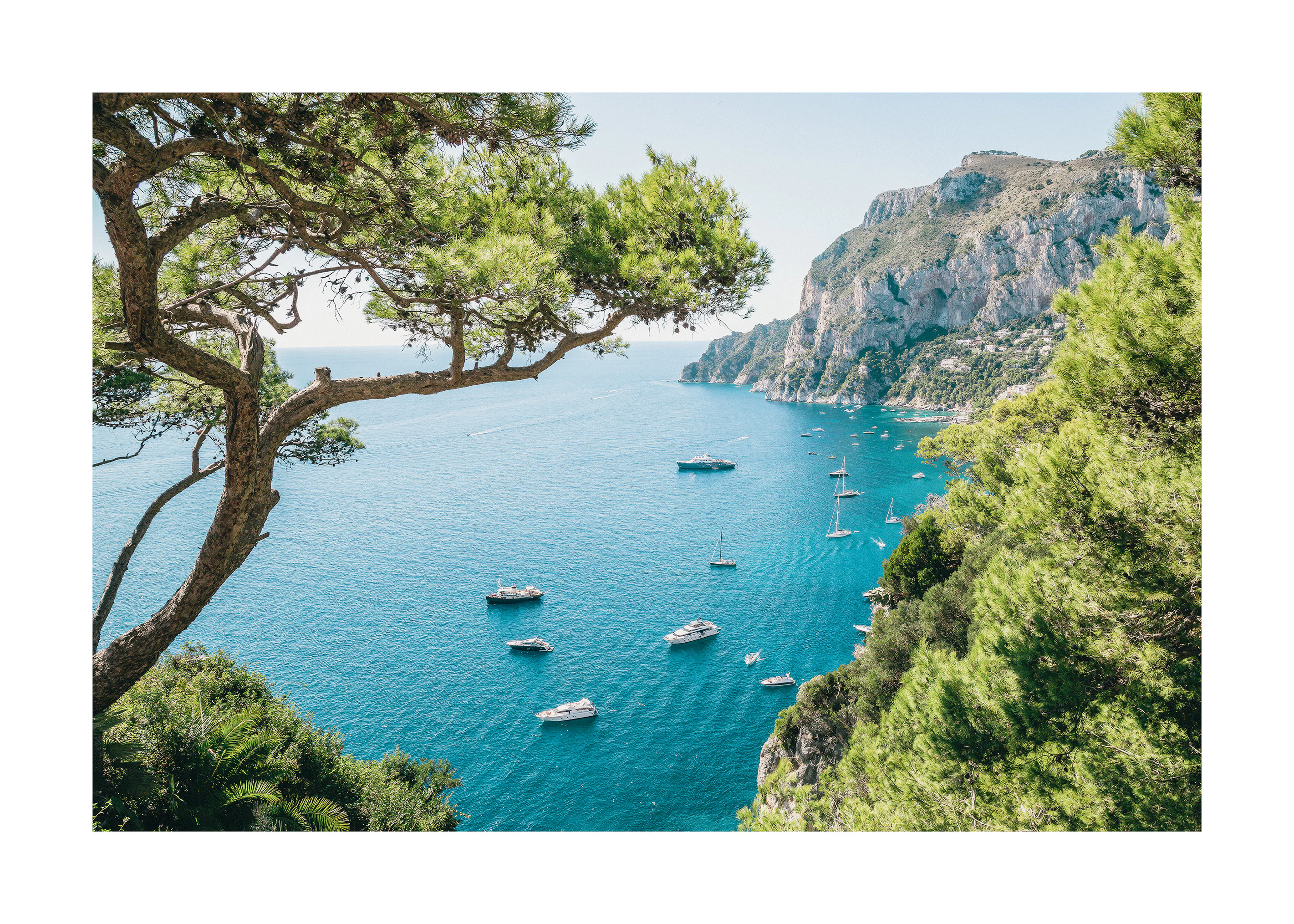Capri Coastline Poster 0