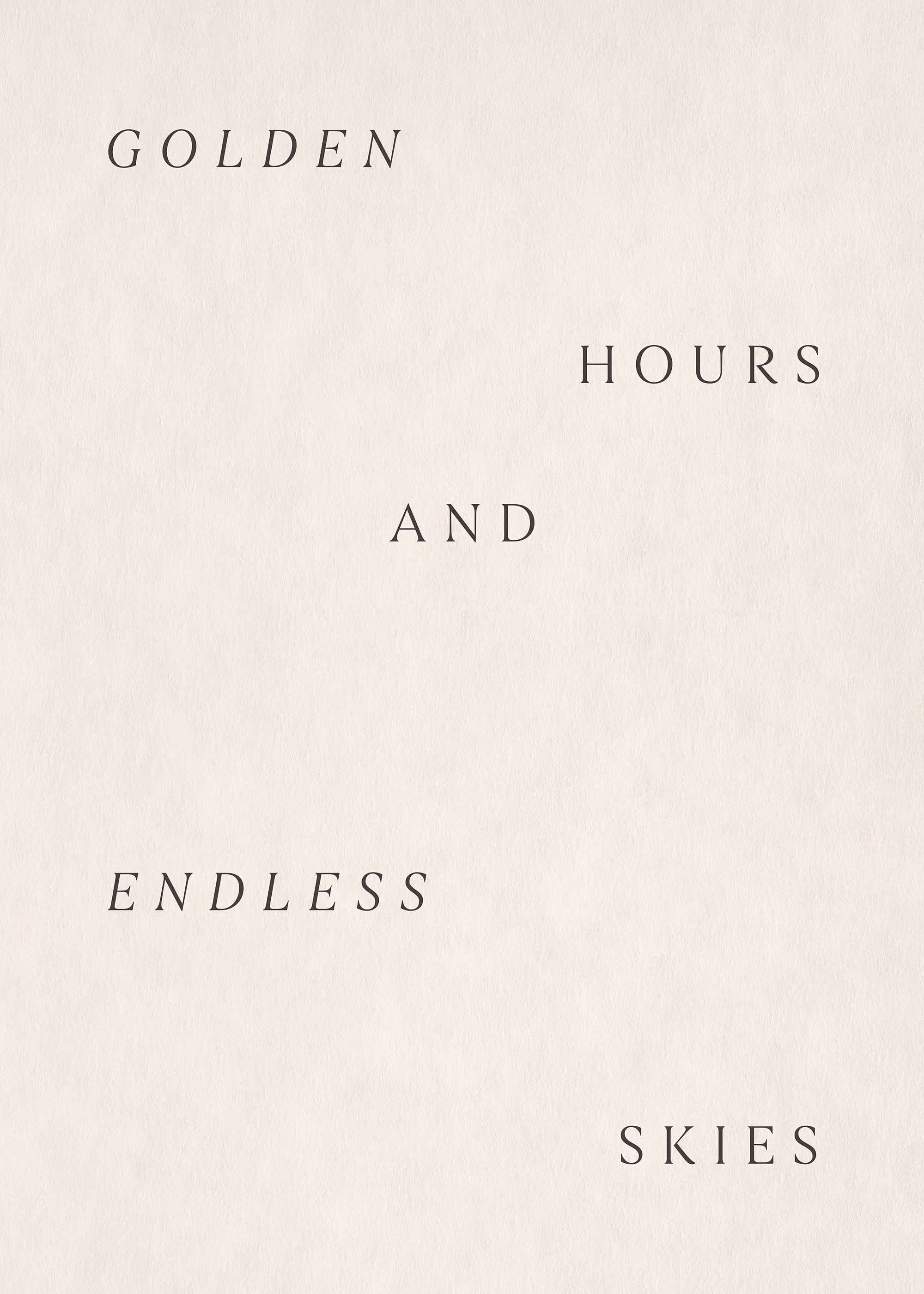 Golden Hours Quote Poster 0