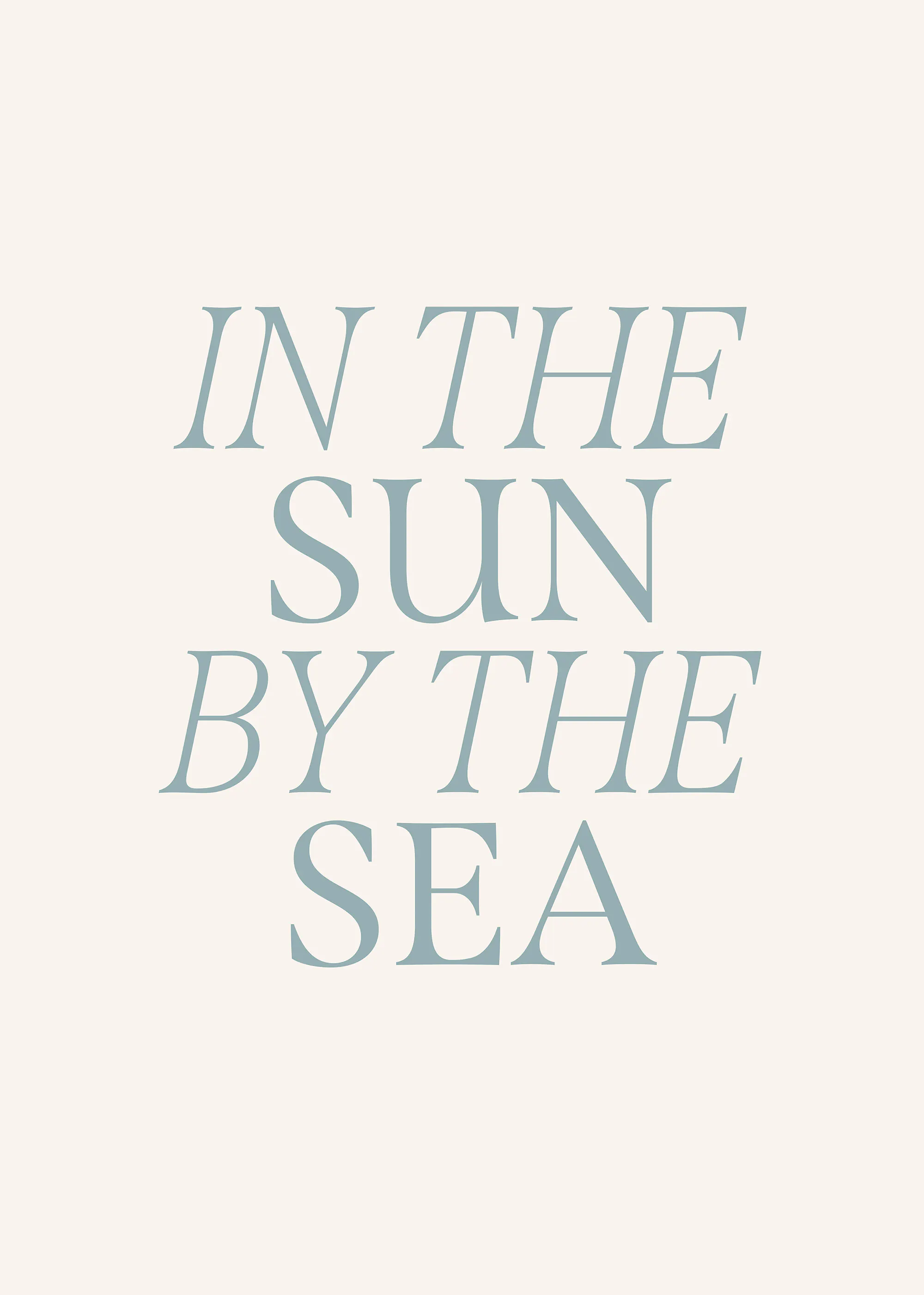 In the Sun Affiche 0