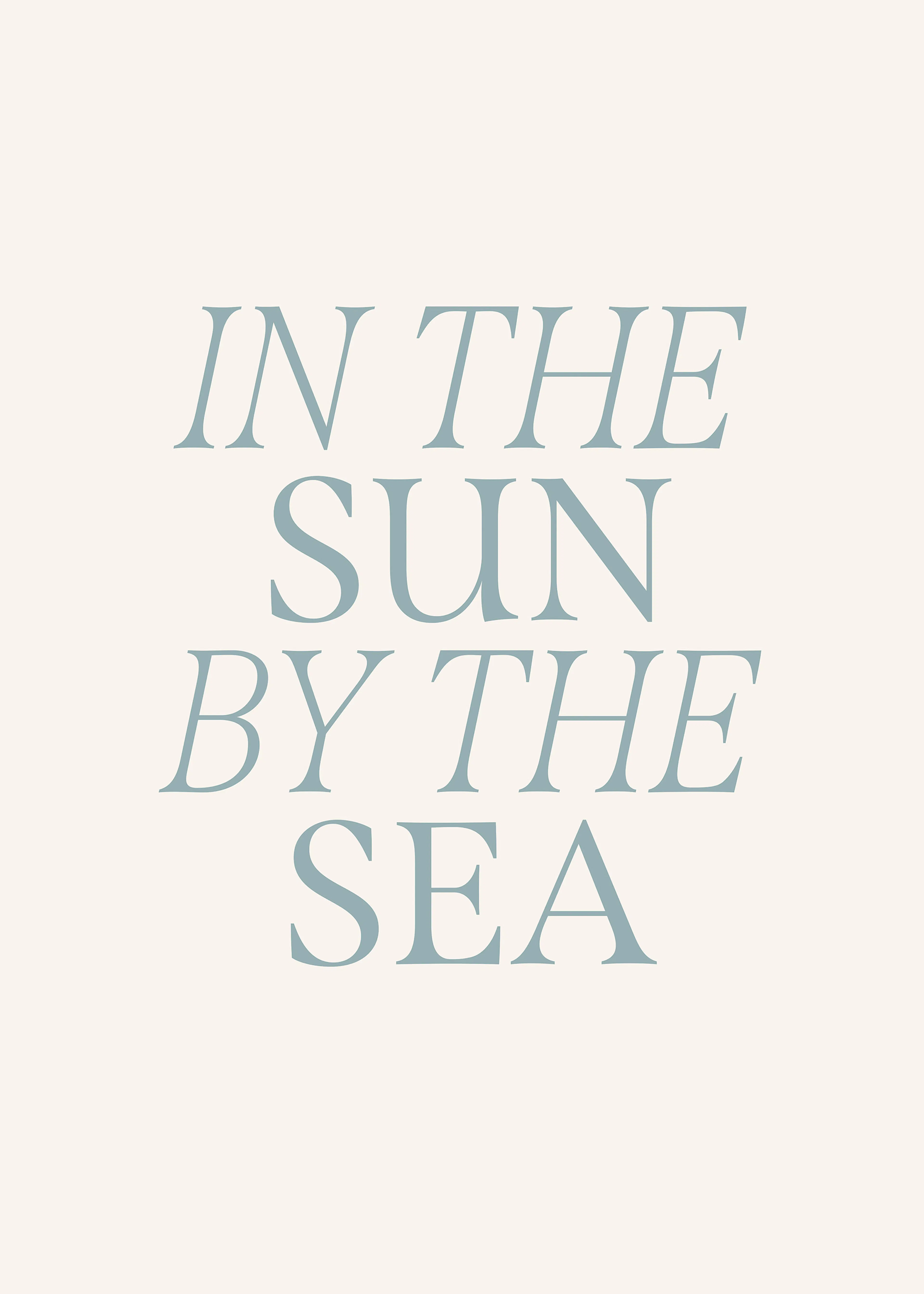 In the Sun Affiche 0