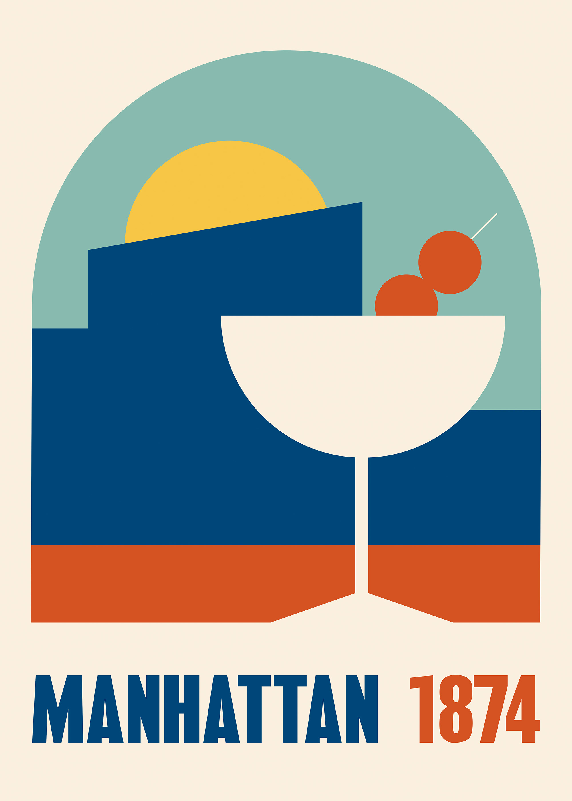 Manhattan Sunset Poster | Poster Store DE
