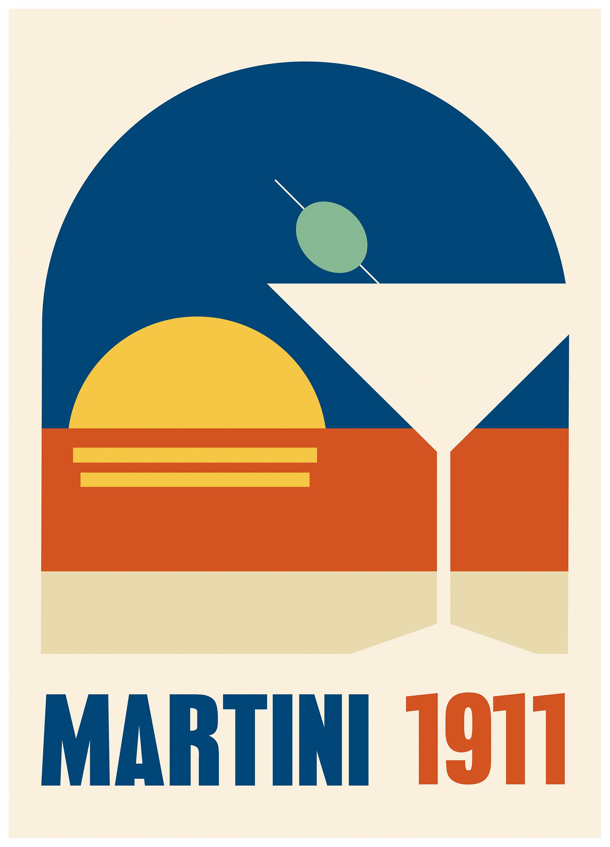 Martini Sunset Poster (50x70 cm) - Poster Store
