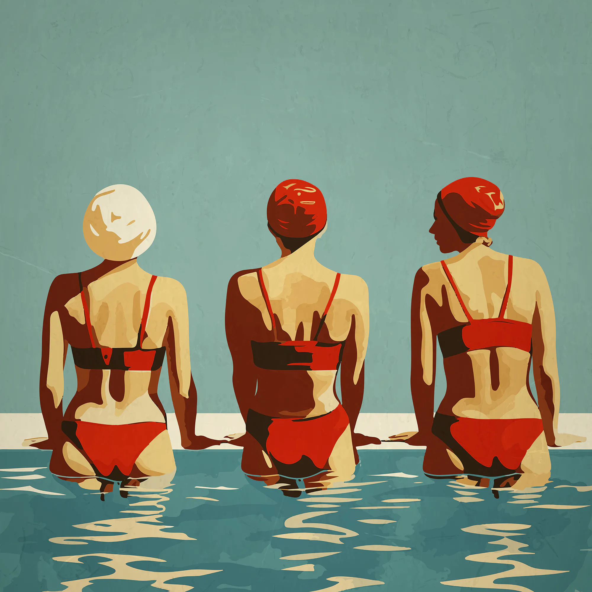 Layla Oz - Poolside Friends Poster 0