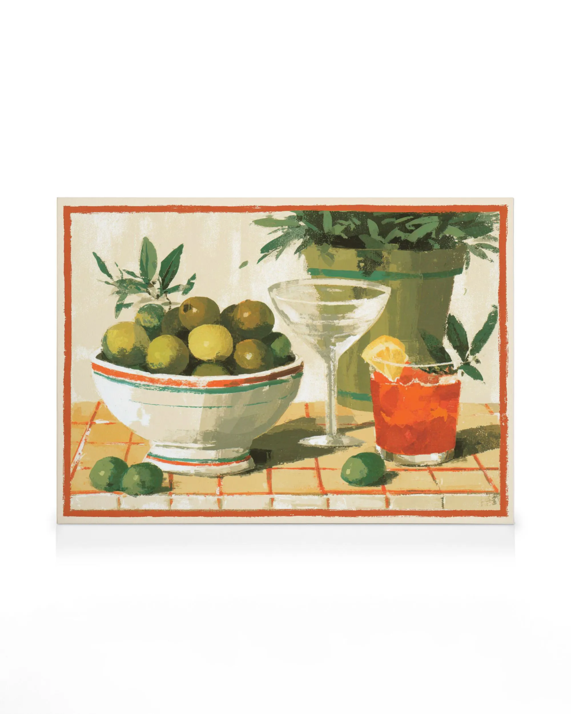 Olive Aperitivo Canvas print 0