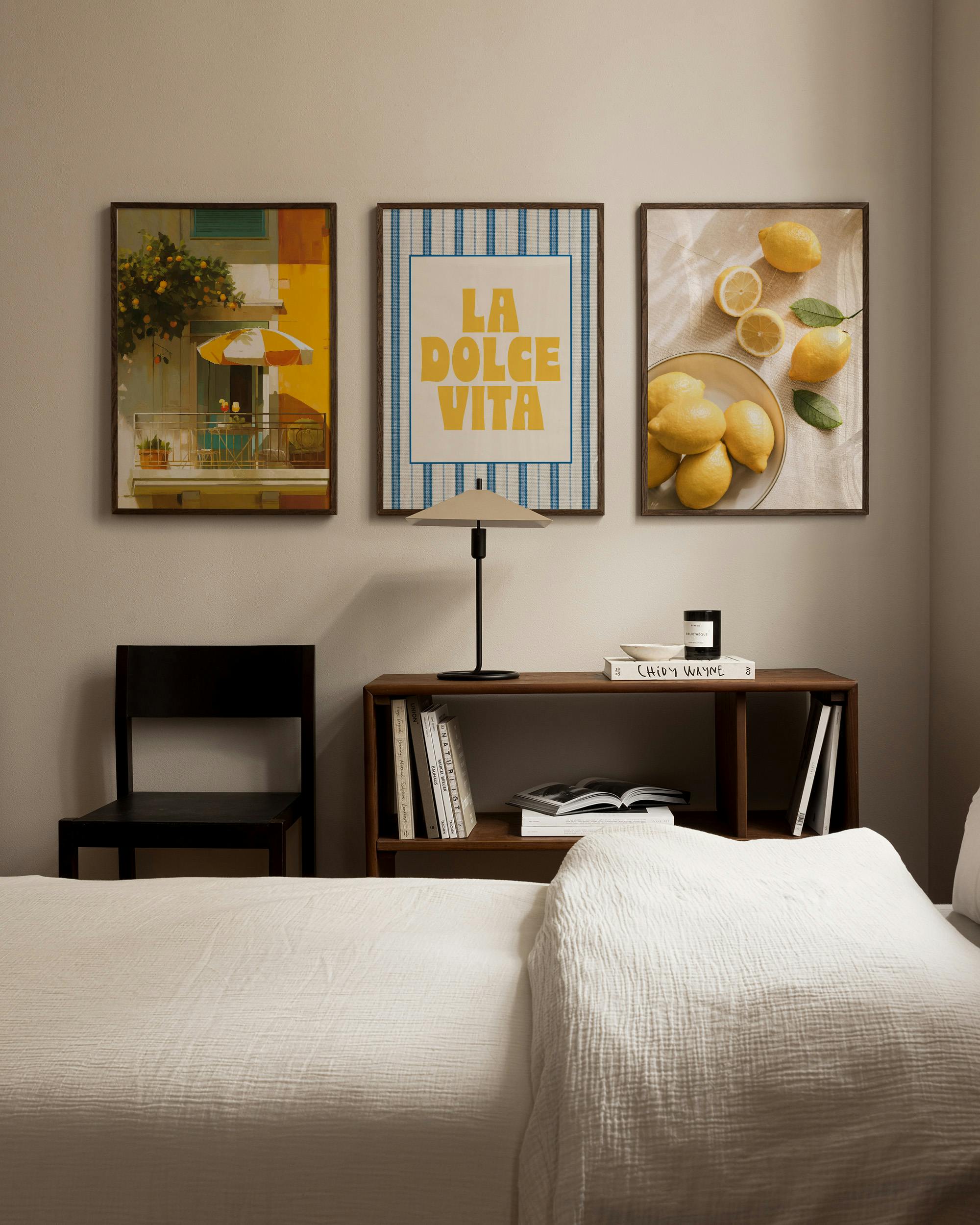 La Dolce Vita Lemons Poster pack (50x70 cm) - Poster Store