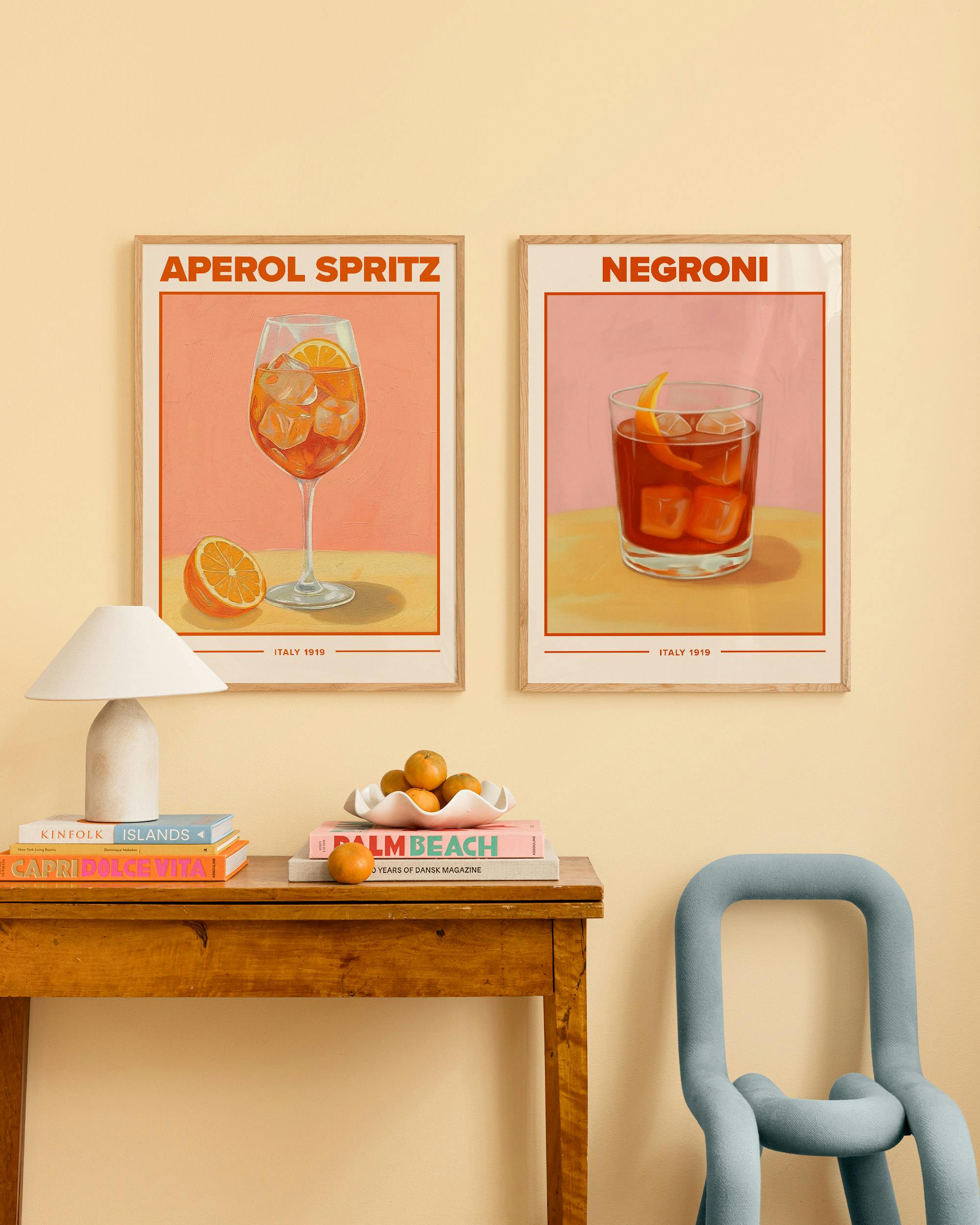 Aperol Spritz & Negroni Poster pack (50x70 cm) - Poster Store
