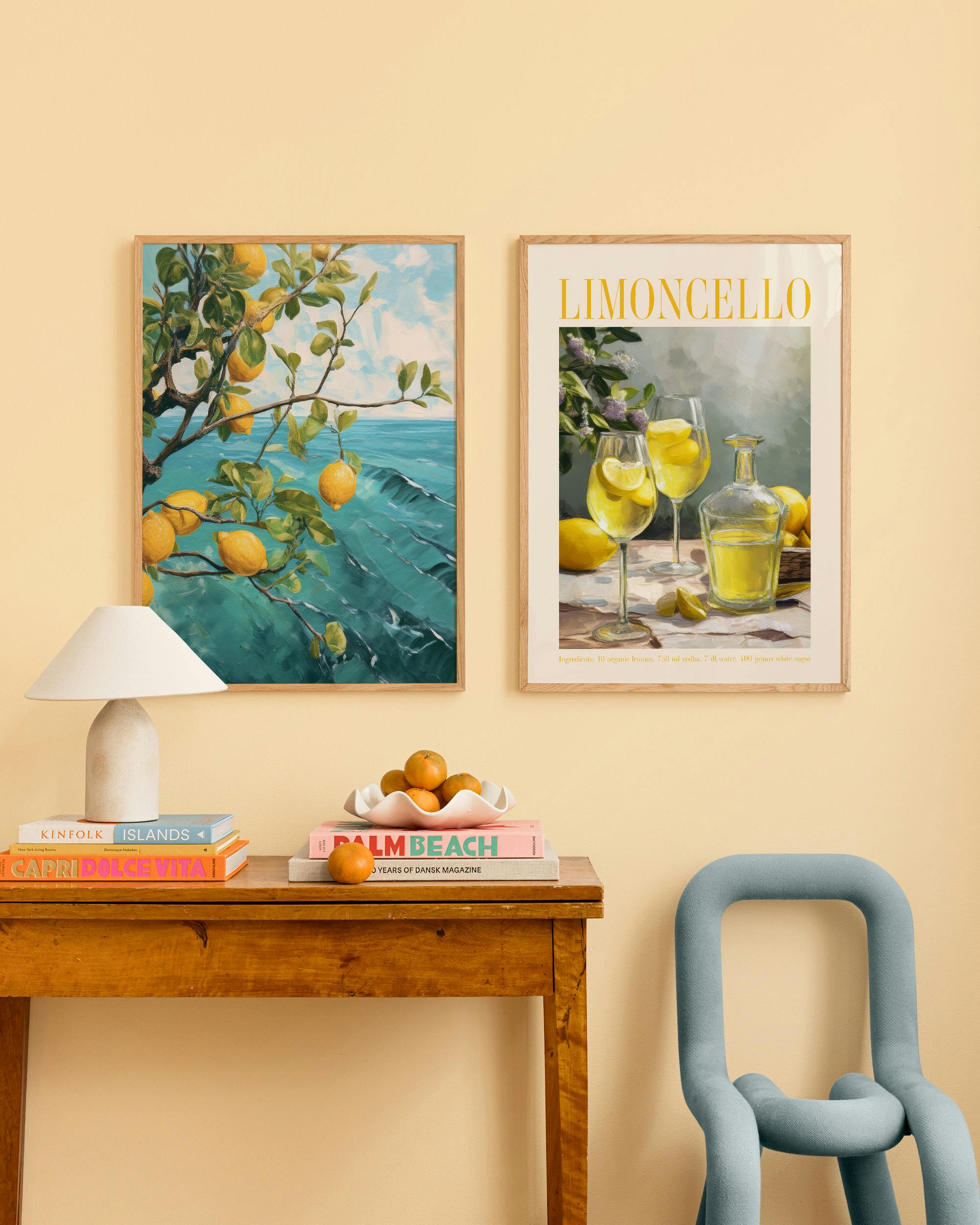 Prints Limoncello Lemons Poster pack (50x70 cm) - Poster Store