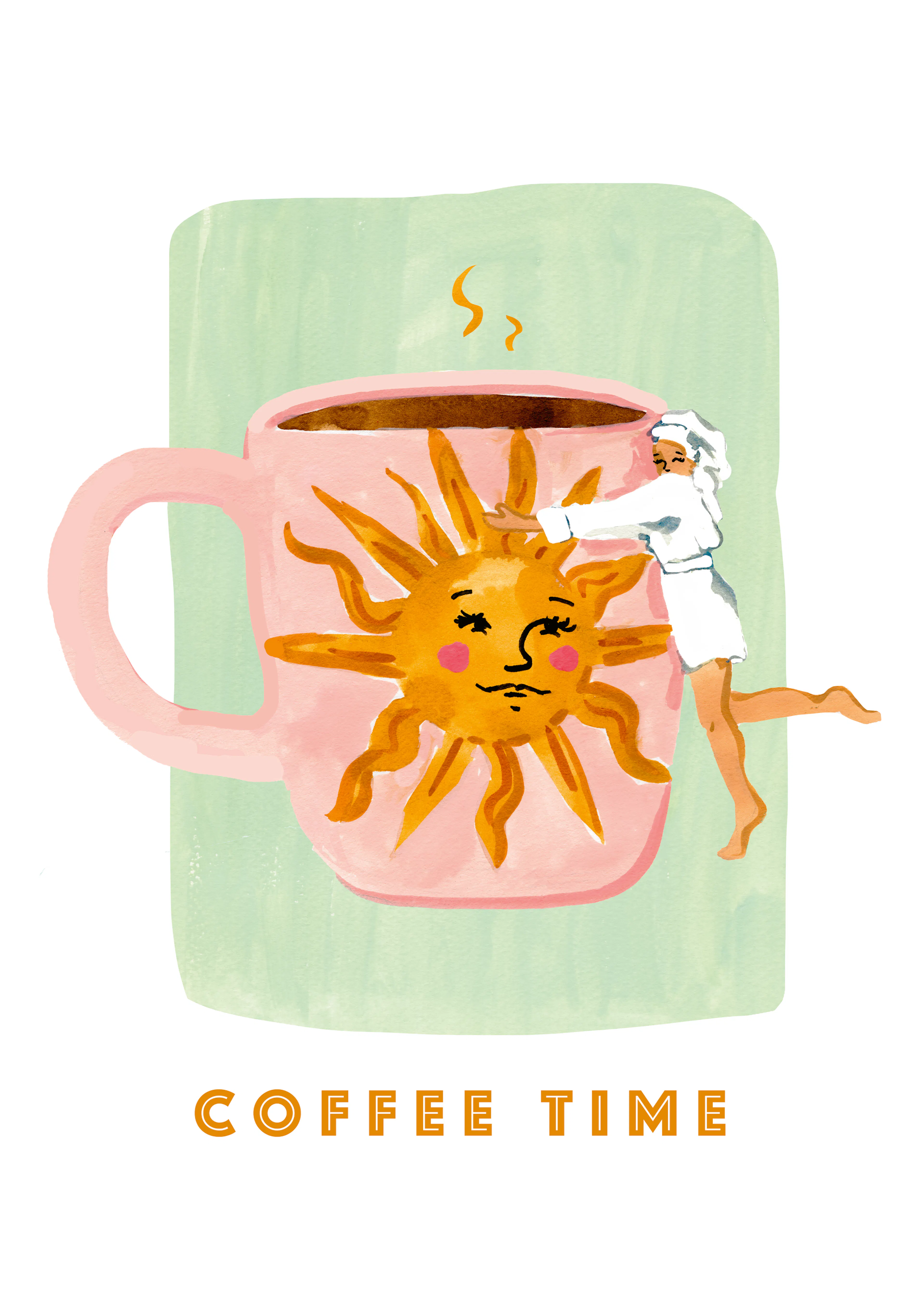 Sabina Fenn - Coffee Hug Poster 0