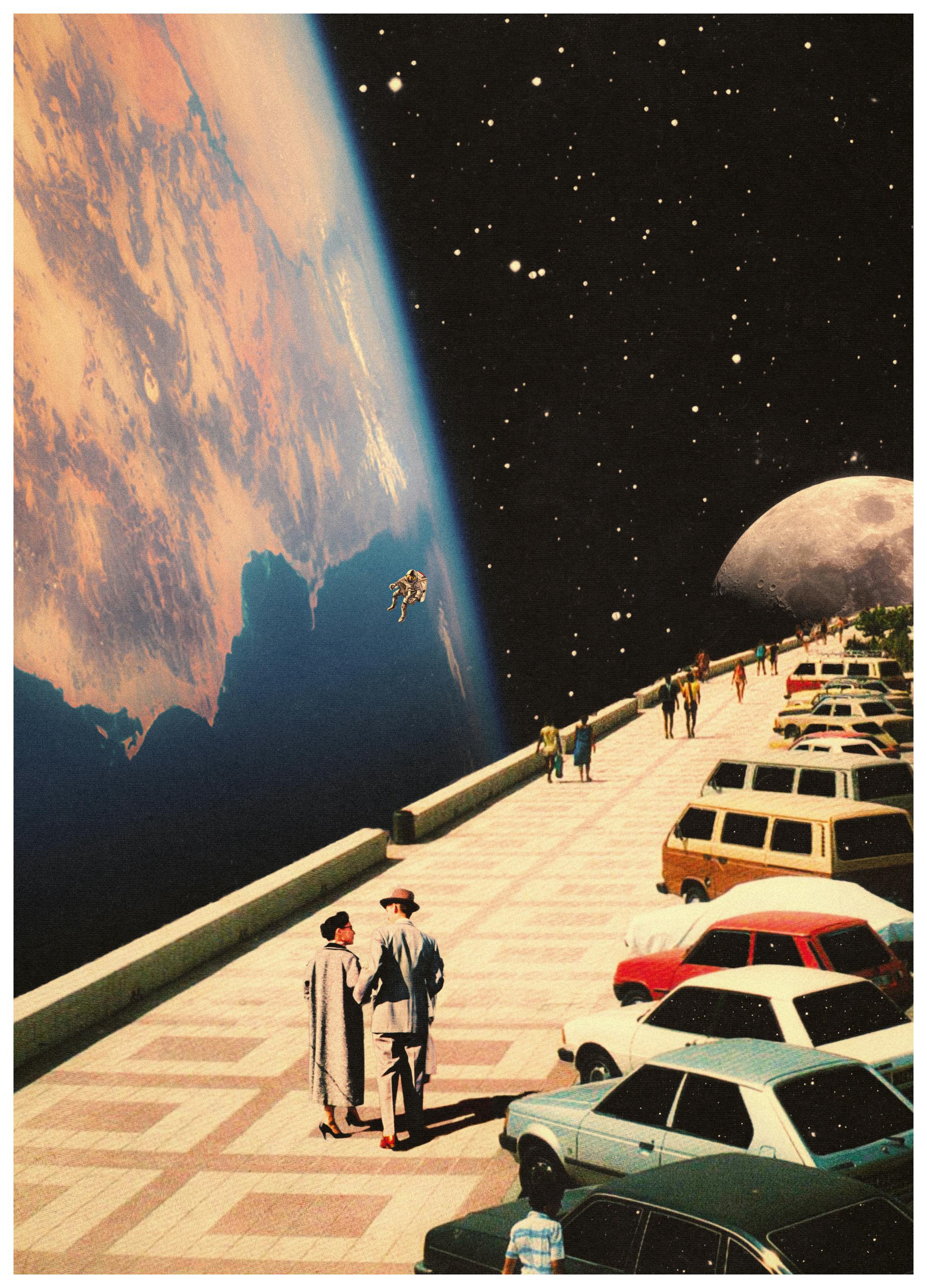TauDalPoi - Ruimtepromenade Poster (50x70 cm) - Poster Store
