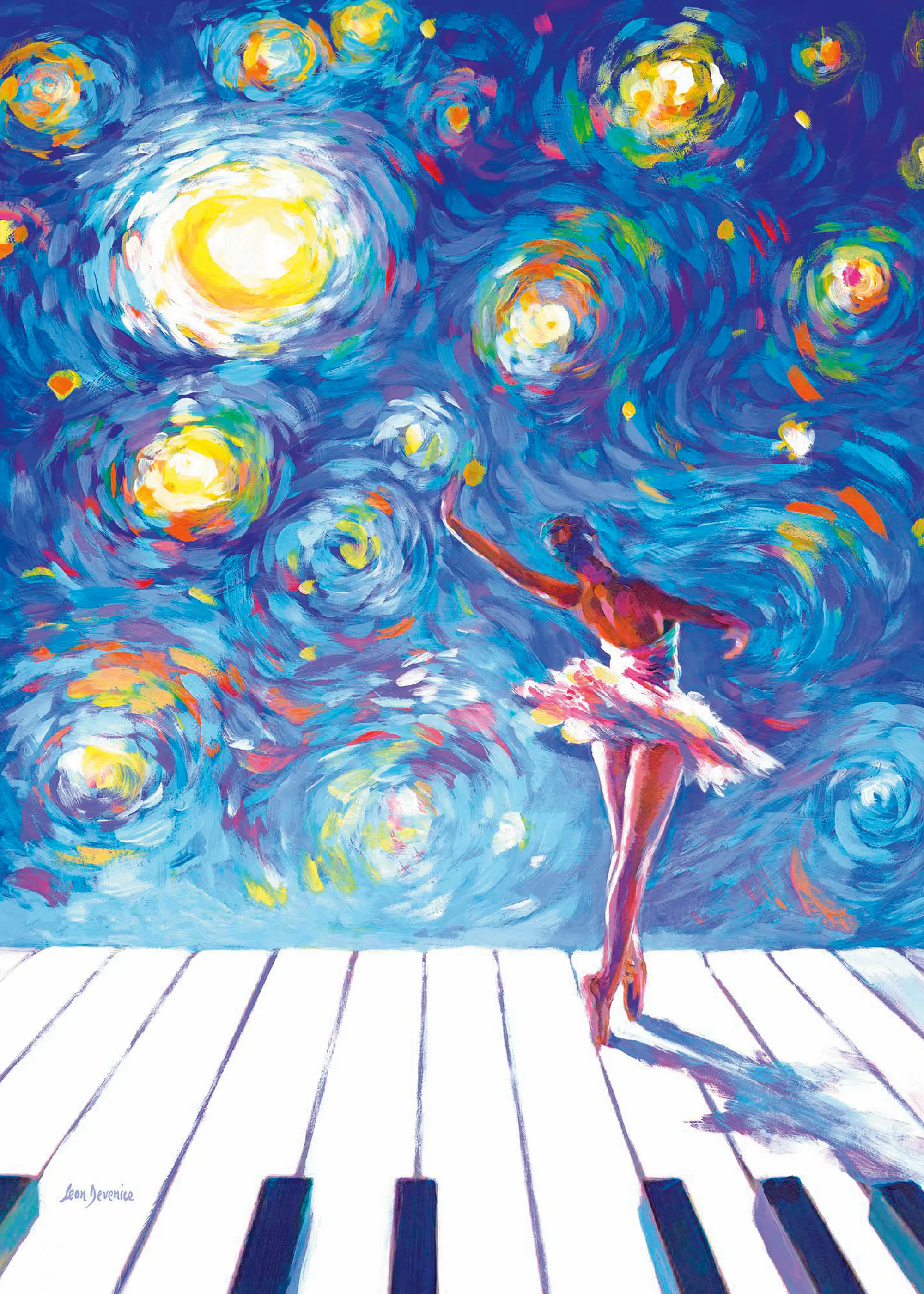 Leon Devenice - Stjärnklar Natt Ballerina Poster 0