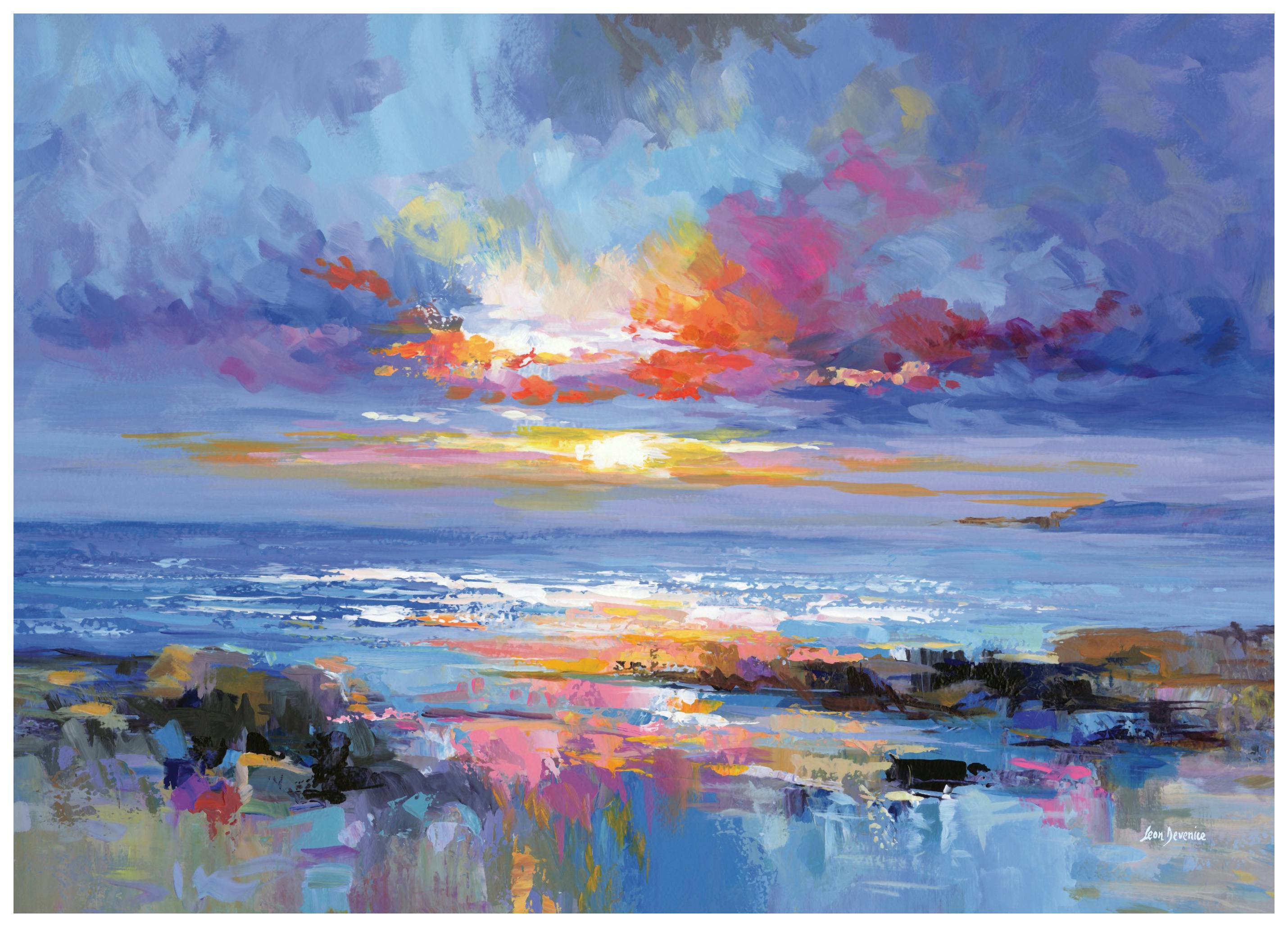 Leon Devenice - Abstract Seascape Poster (50x70 cm) - Poster Store