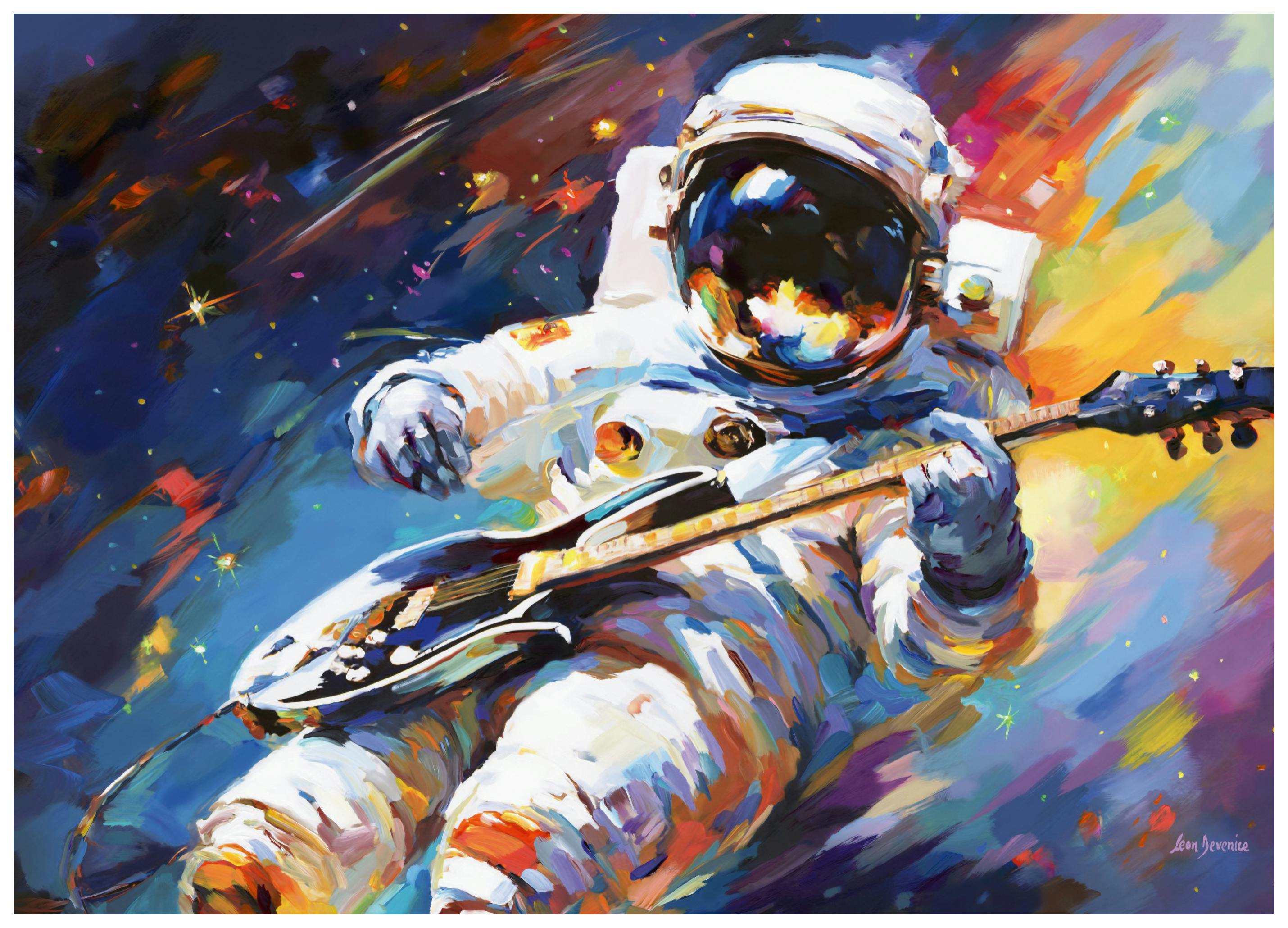Leon Devenice - Melodier Hinsides Jorden Plakat (40x50 cm) - Poster Store
