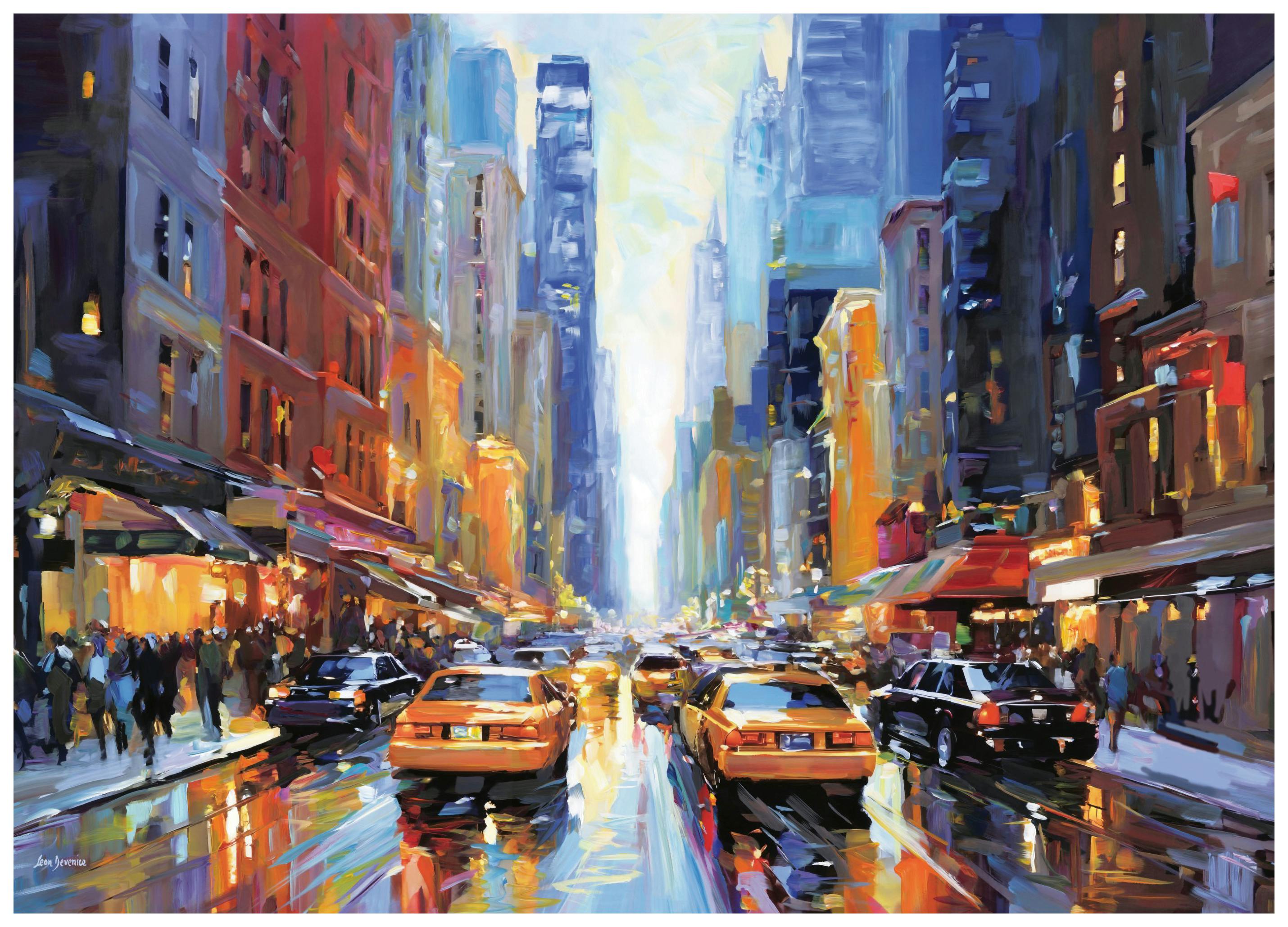 Leon Devenice - New York City Streets Poster (70x100 cm) - Poster Store