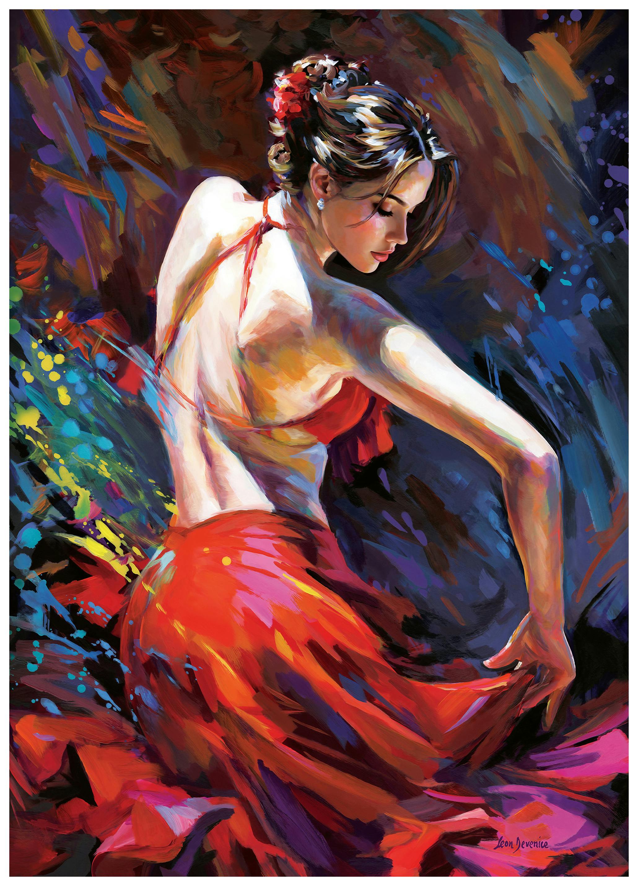 Leon Devenice - Flamenco Dancer Poster (21x30 cm) - Poster Store