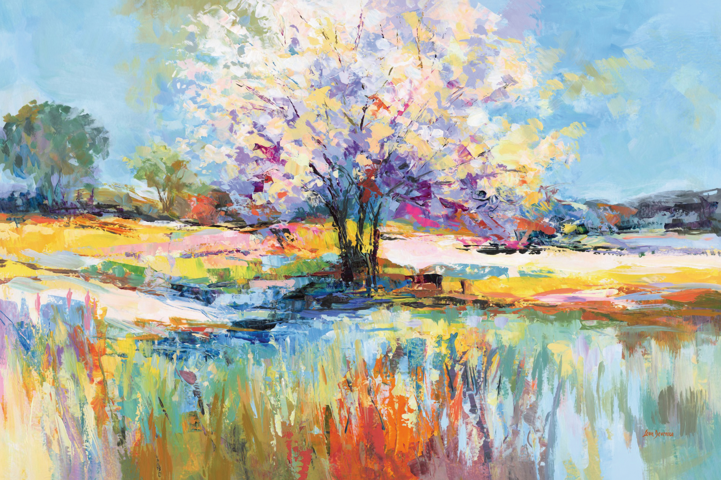 Leon Devenice - Spring Landscape Poster