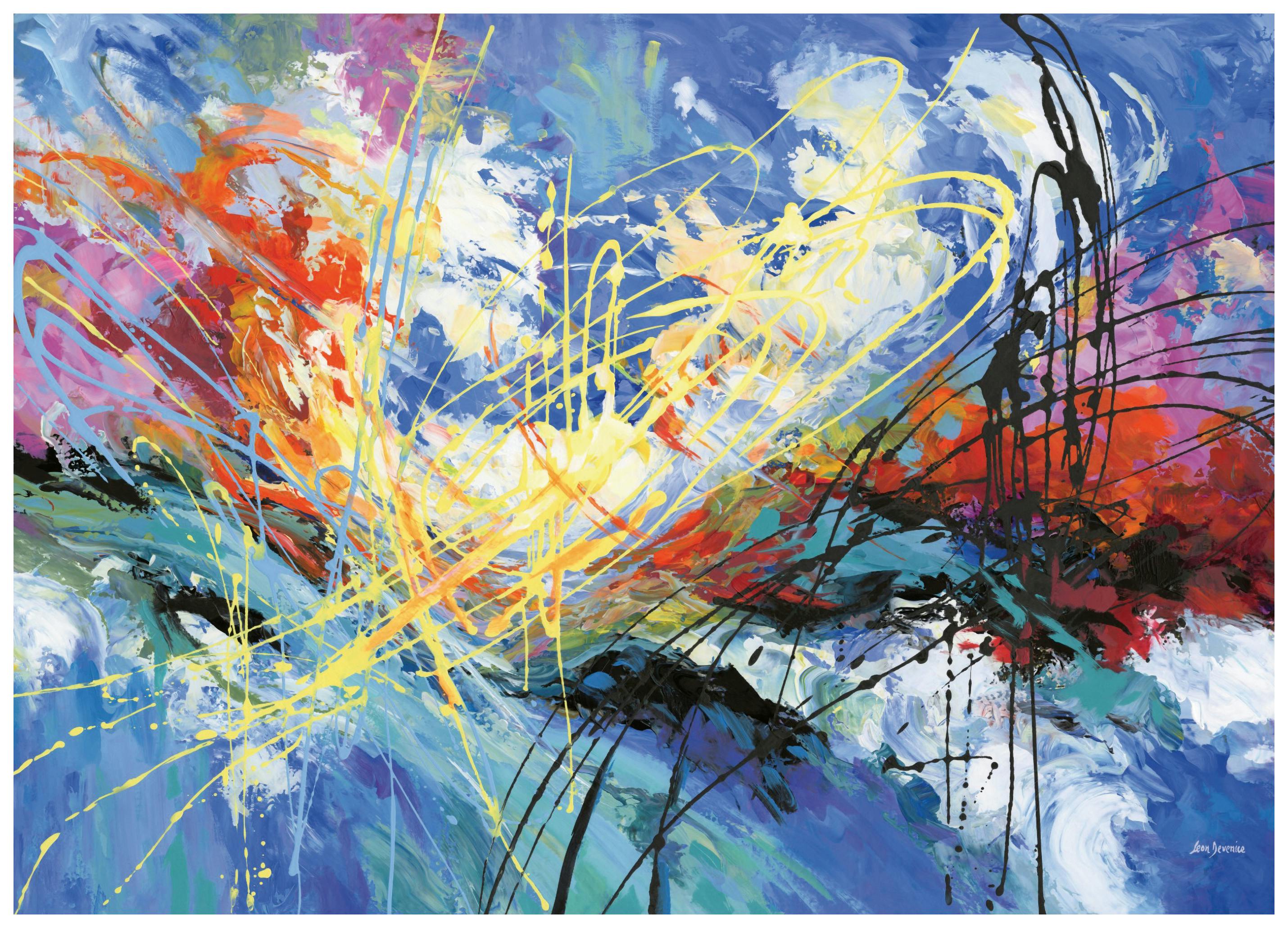 Leon Devenice - Positive Energy Symphony Plakat (70x100 cm) - Poster Store