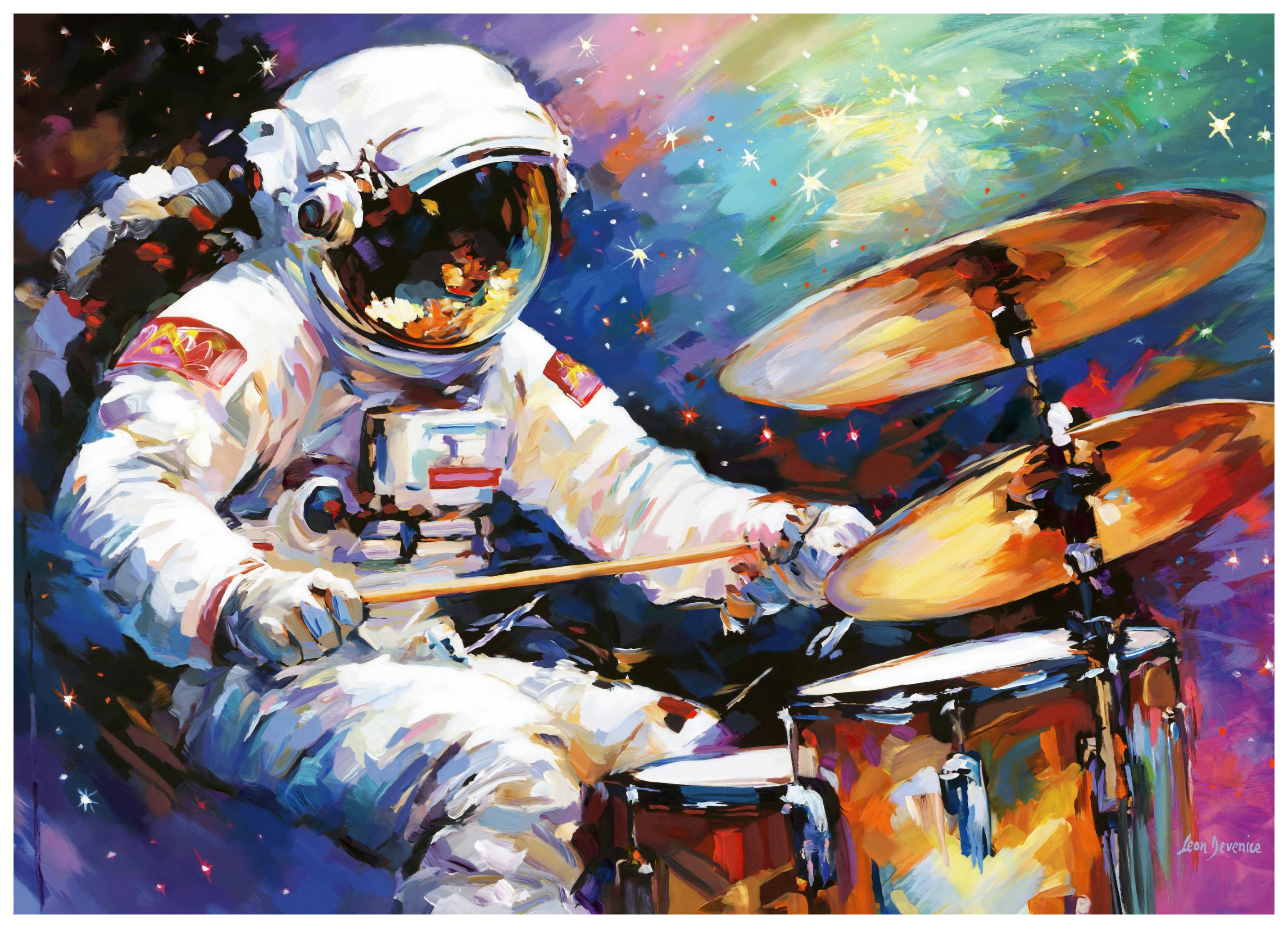 Leon Devenice - Cosmic Drummer Poster (100x150 cm) - Poster Store
