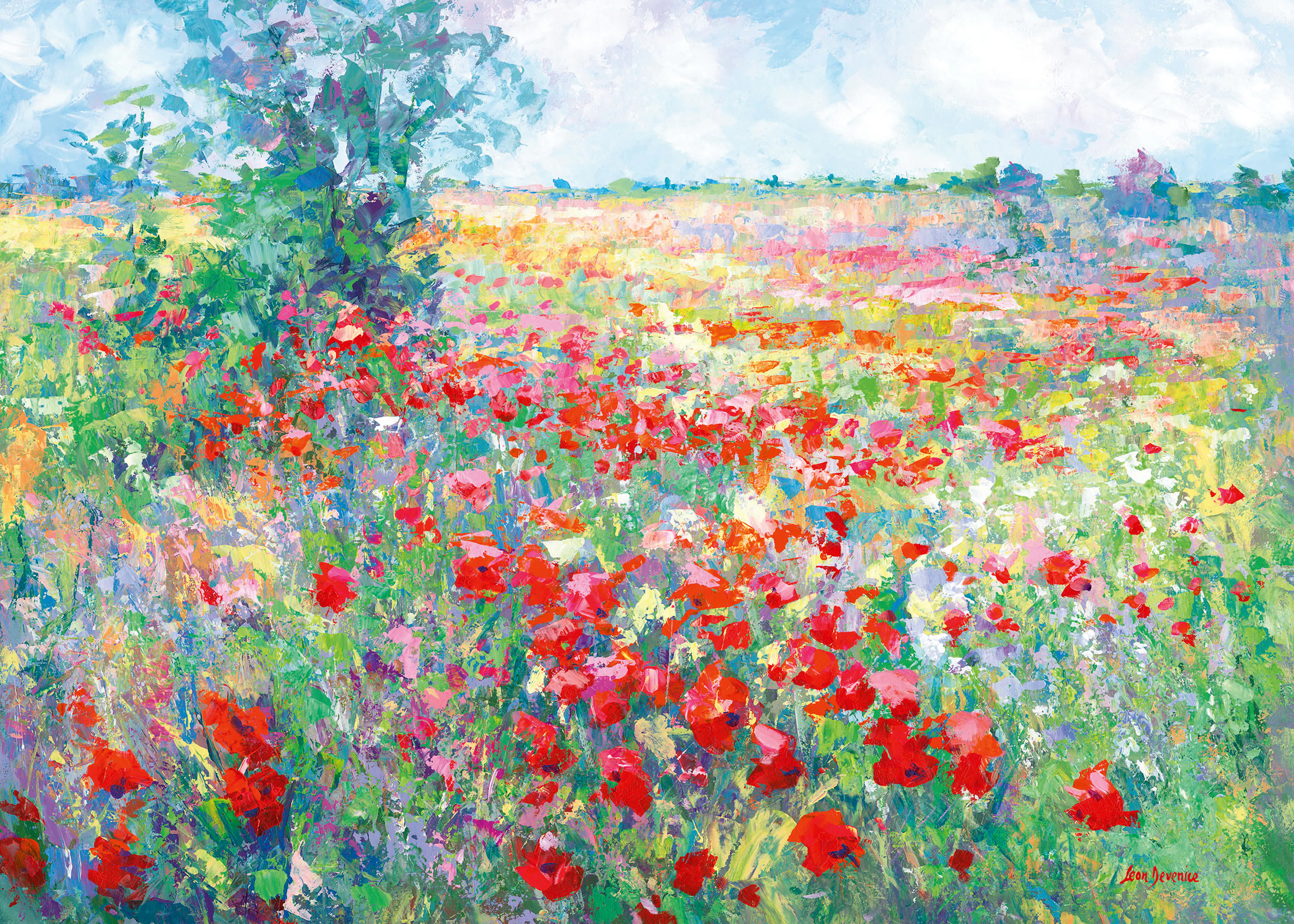 Leon Devenice - 토스카나 야생화 포스터 0