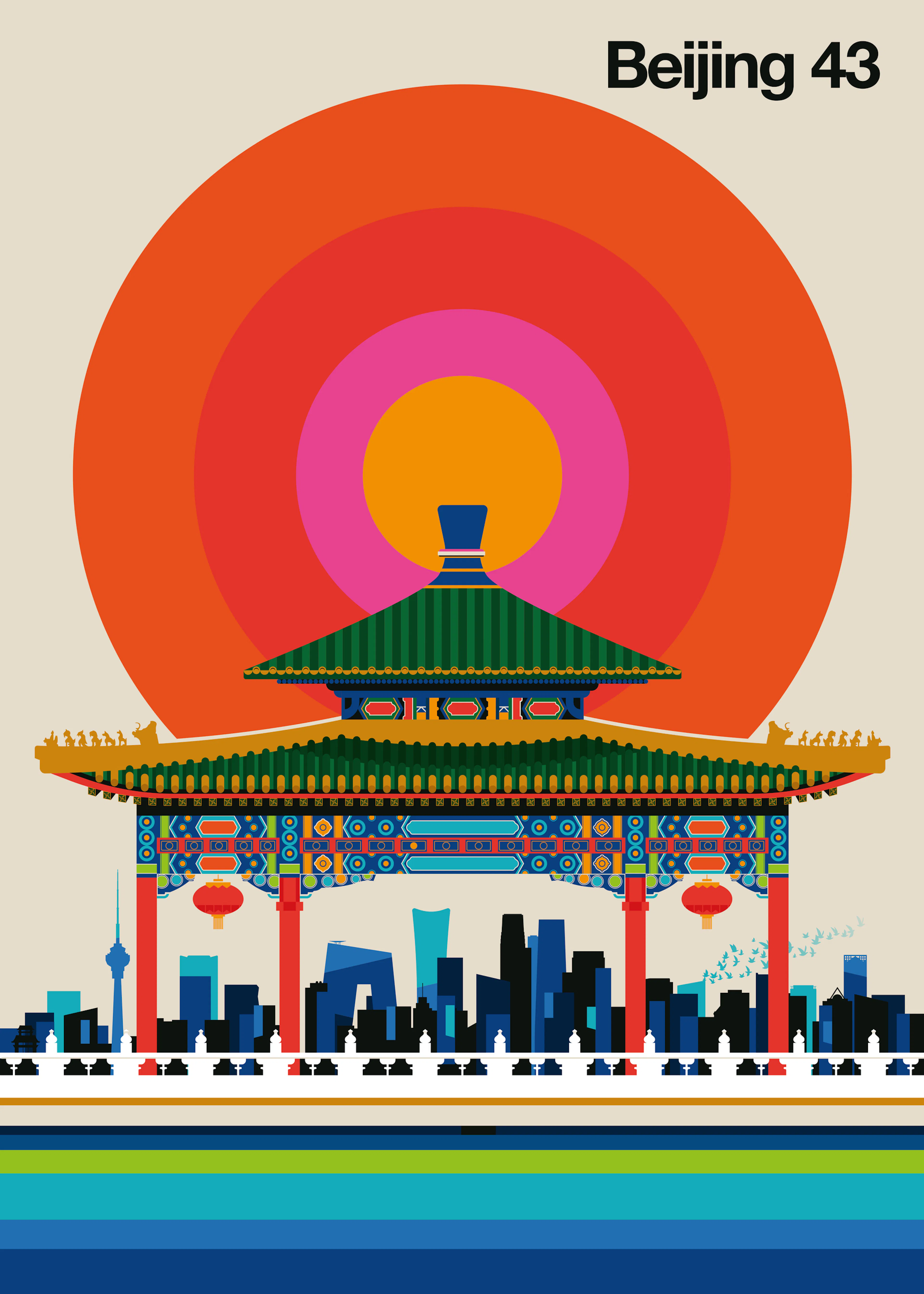 Bo Lundberg - Beijing Sunset Poster 0