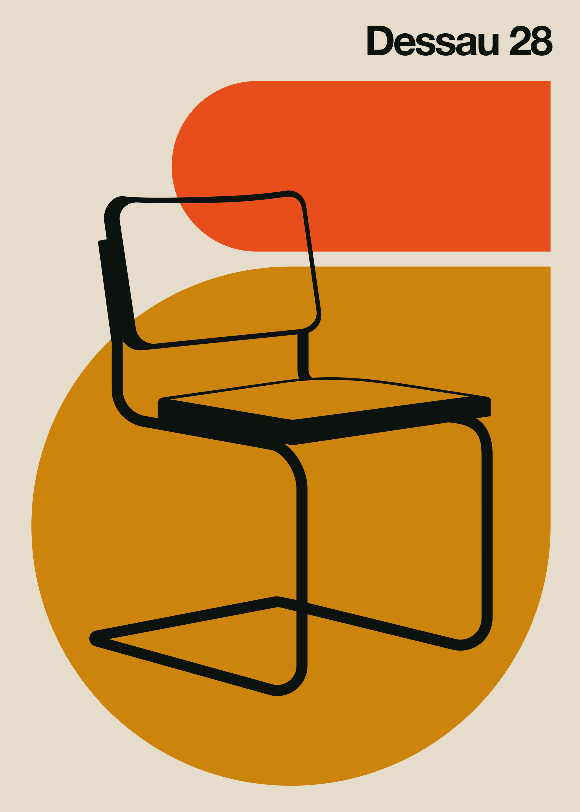 Stol Poster Bo Lundberg - Dessau Stol Plakat
